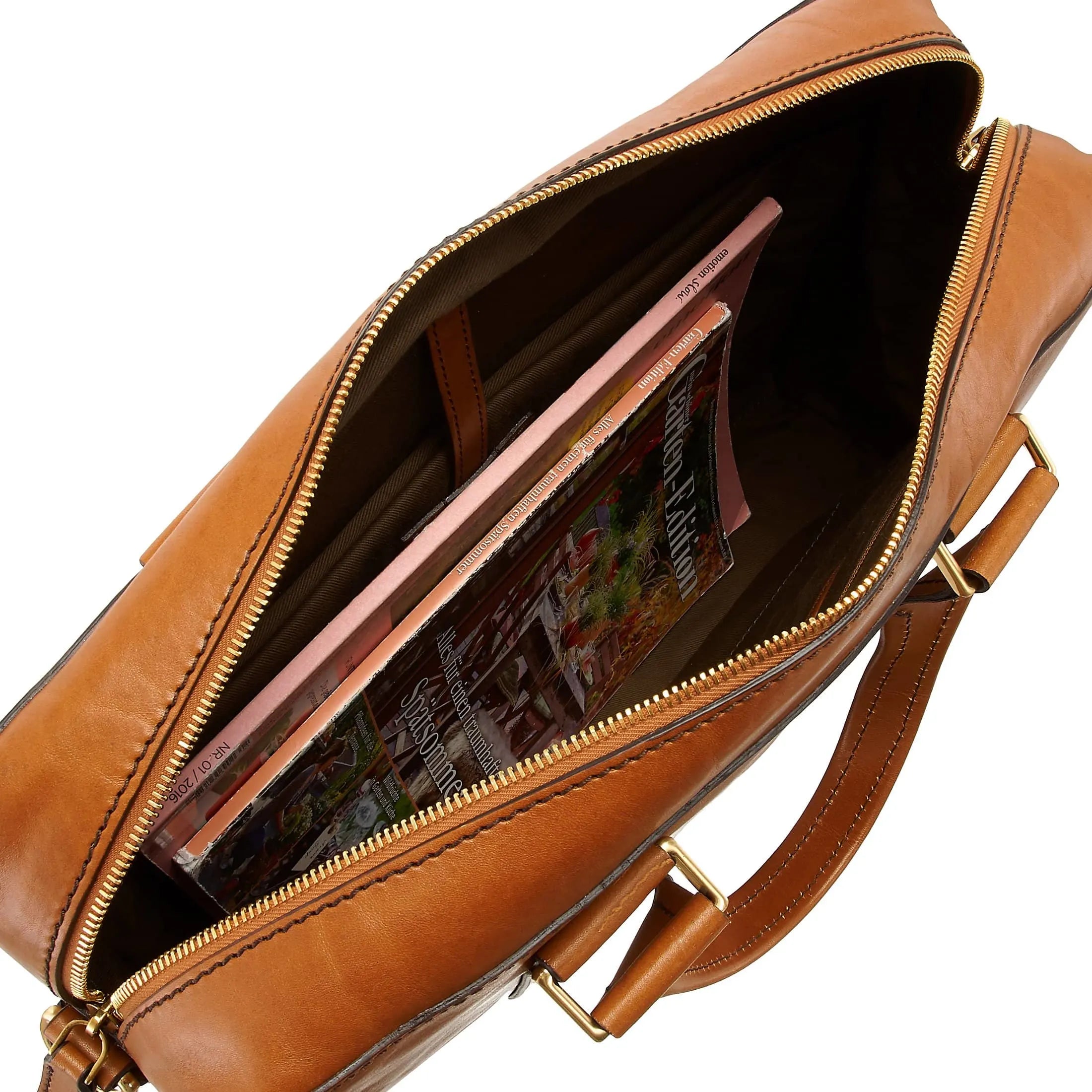 The Bridge Trebbio briefcase 37 cm - marrone