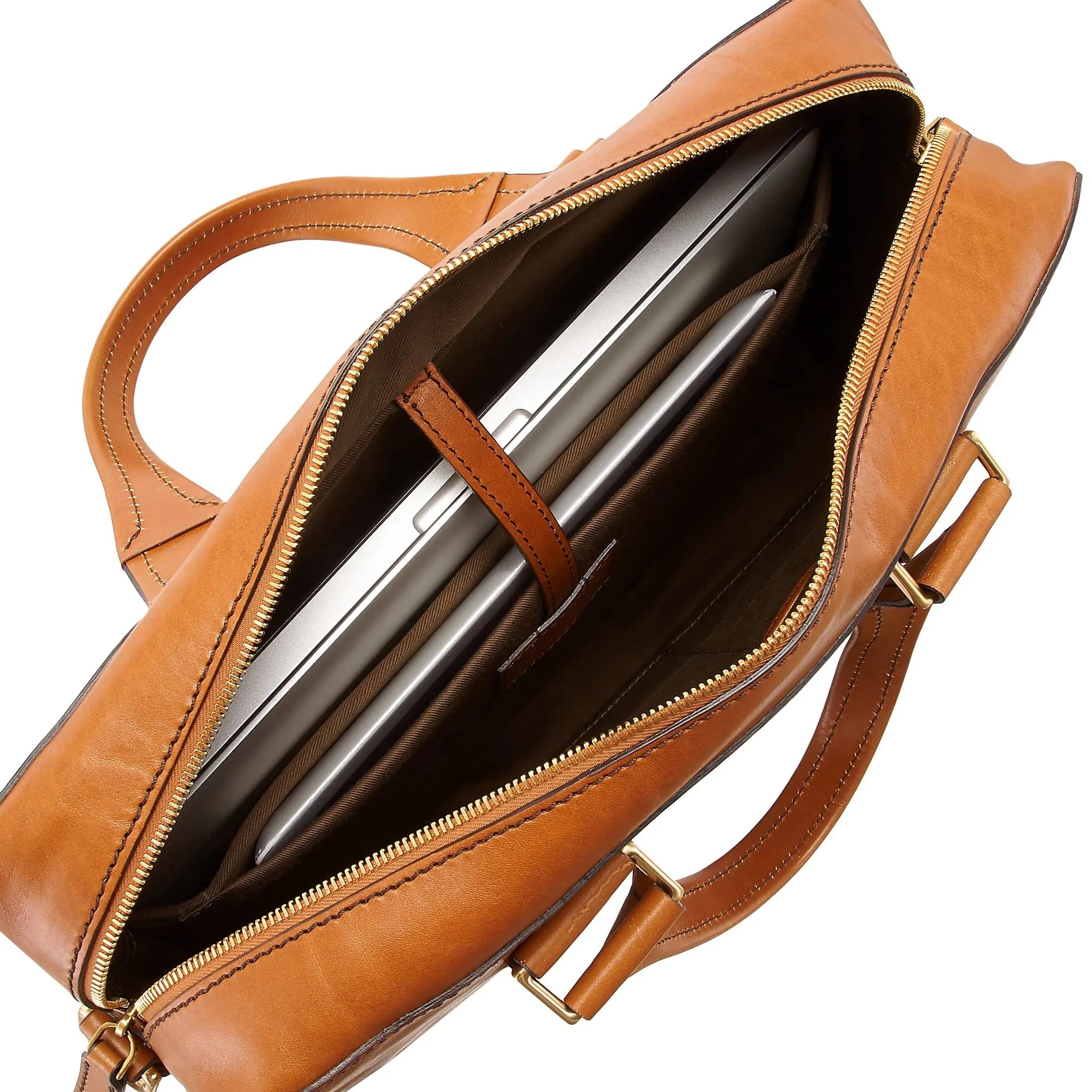 The Bridge Trebbio briefcase 37 cm - marrone