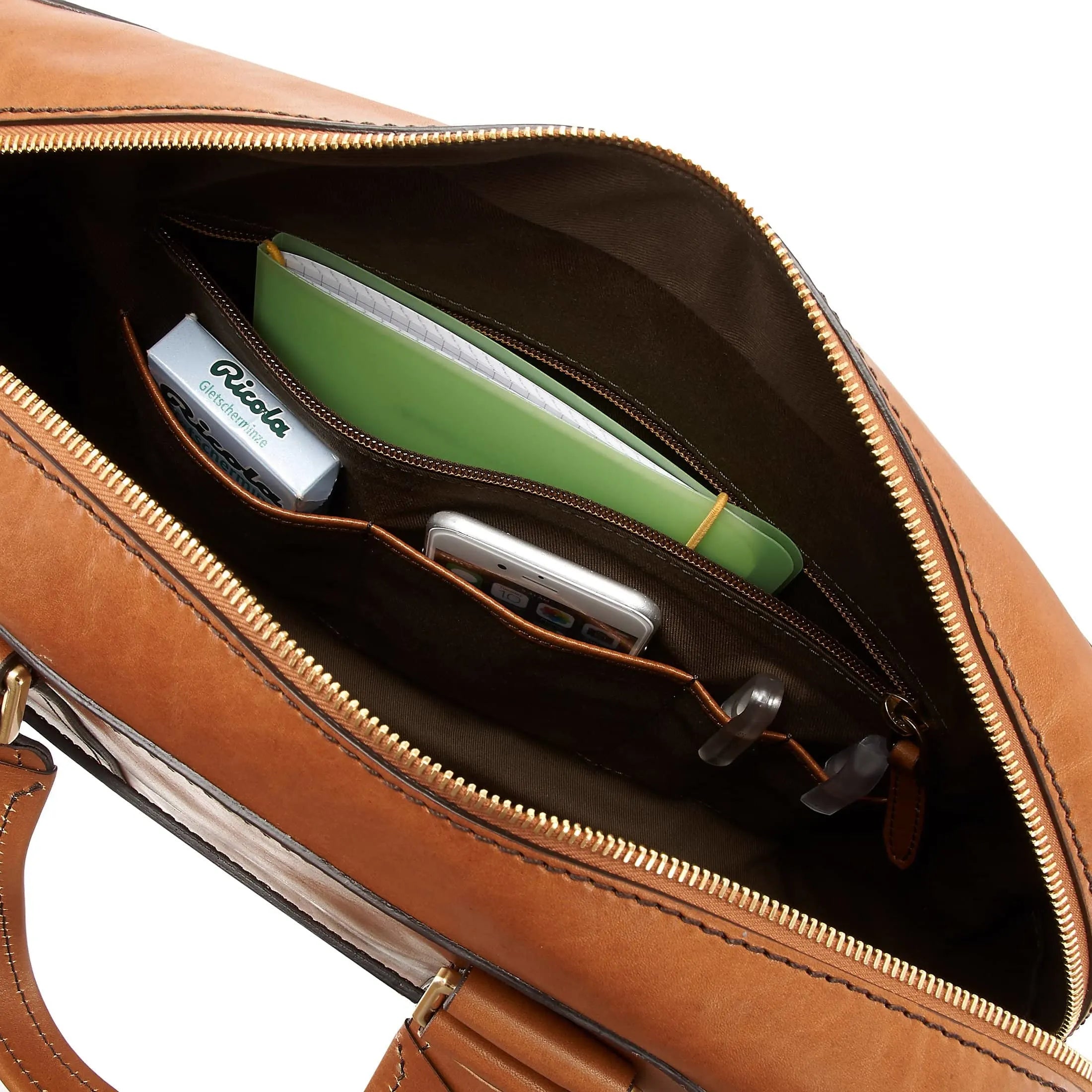 The Bridge Trebbio briefcase 37 cm - marrone