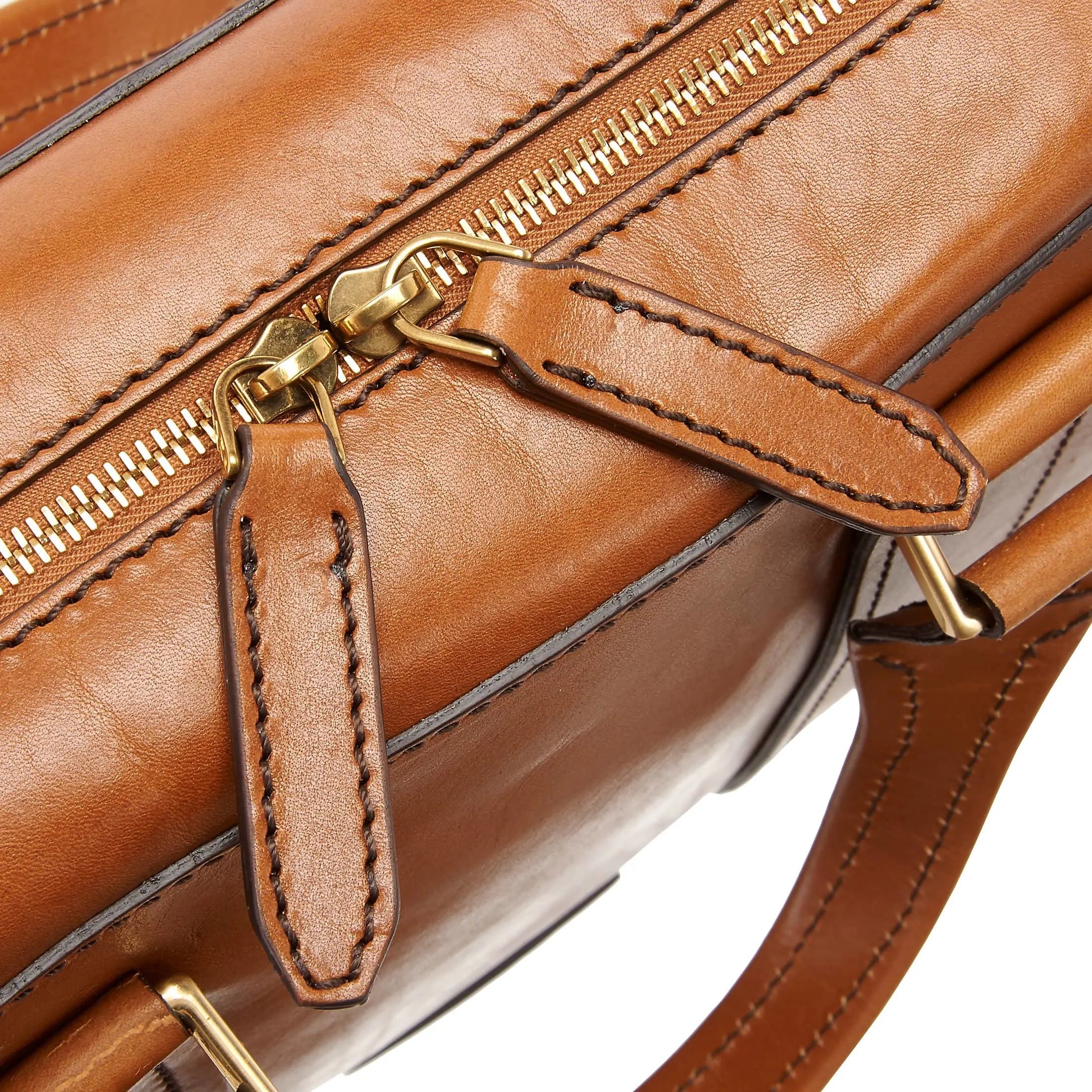 The Bridge Trebbio briefcase 37 cm - marrone