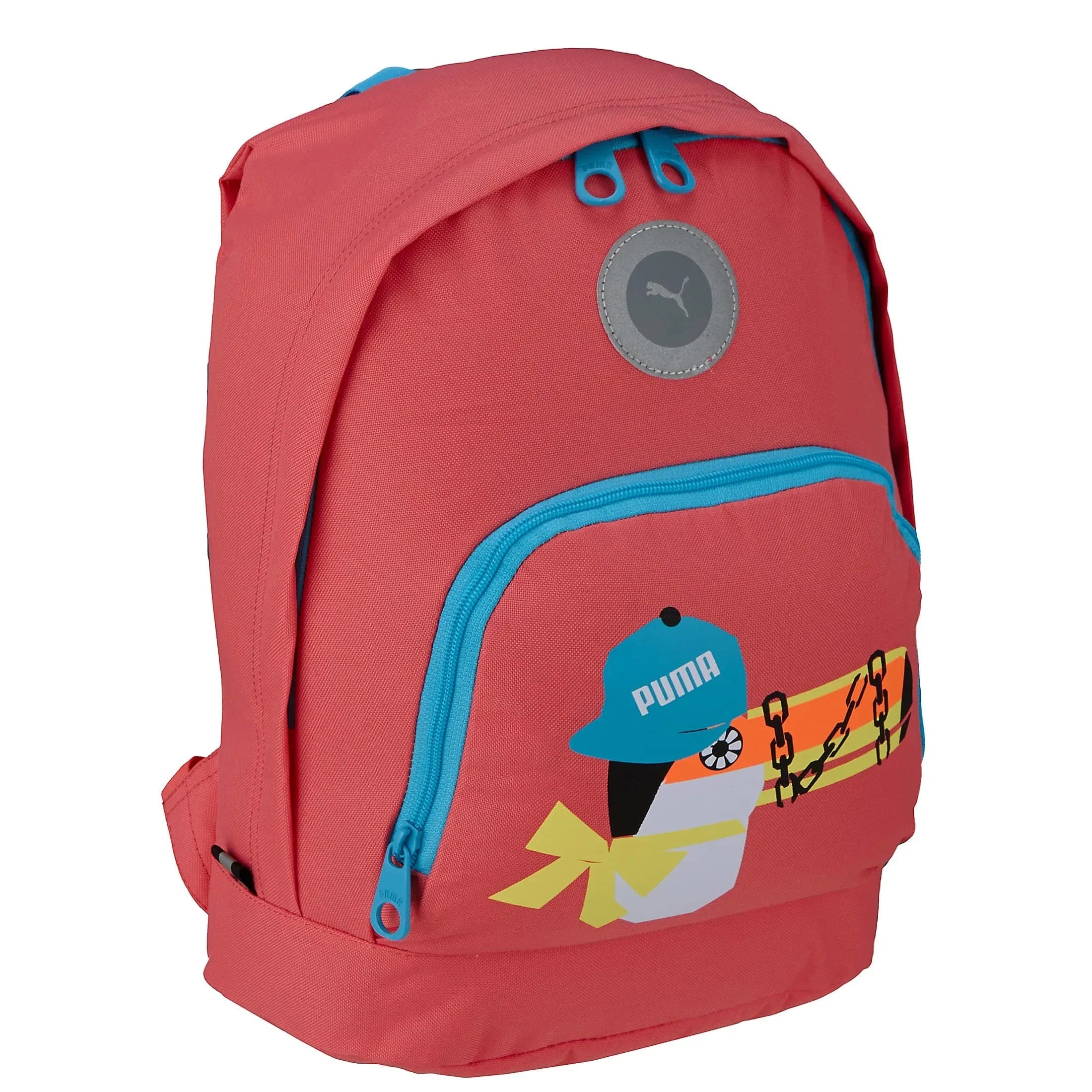 Puma Primary Backpack Rucksack 37 cm - calypso coral-bird graphic