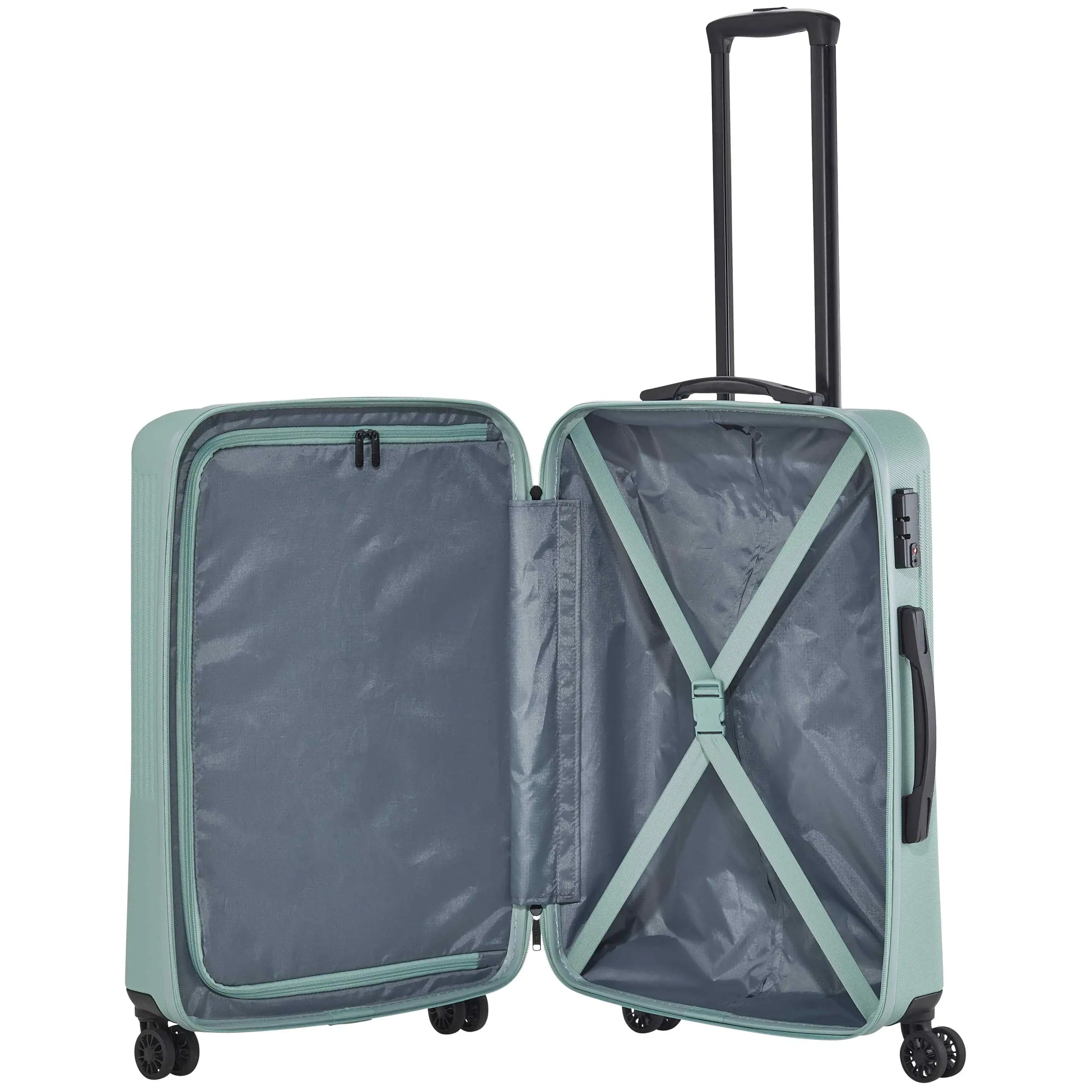 Travelite Bali 4-Rollen Trolley 67 cm - Mint