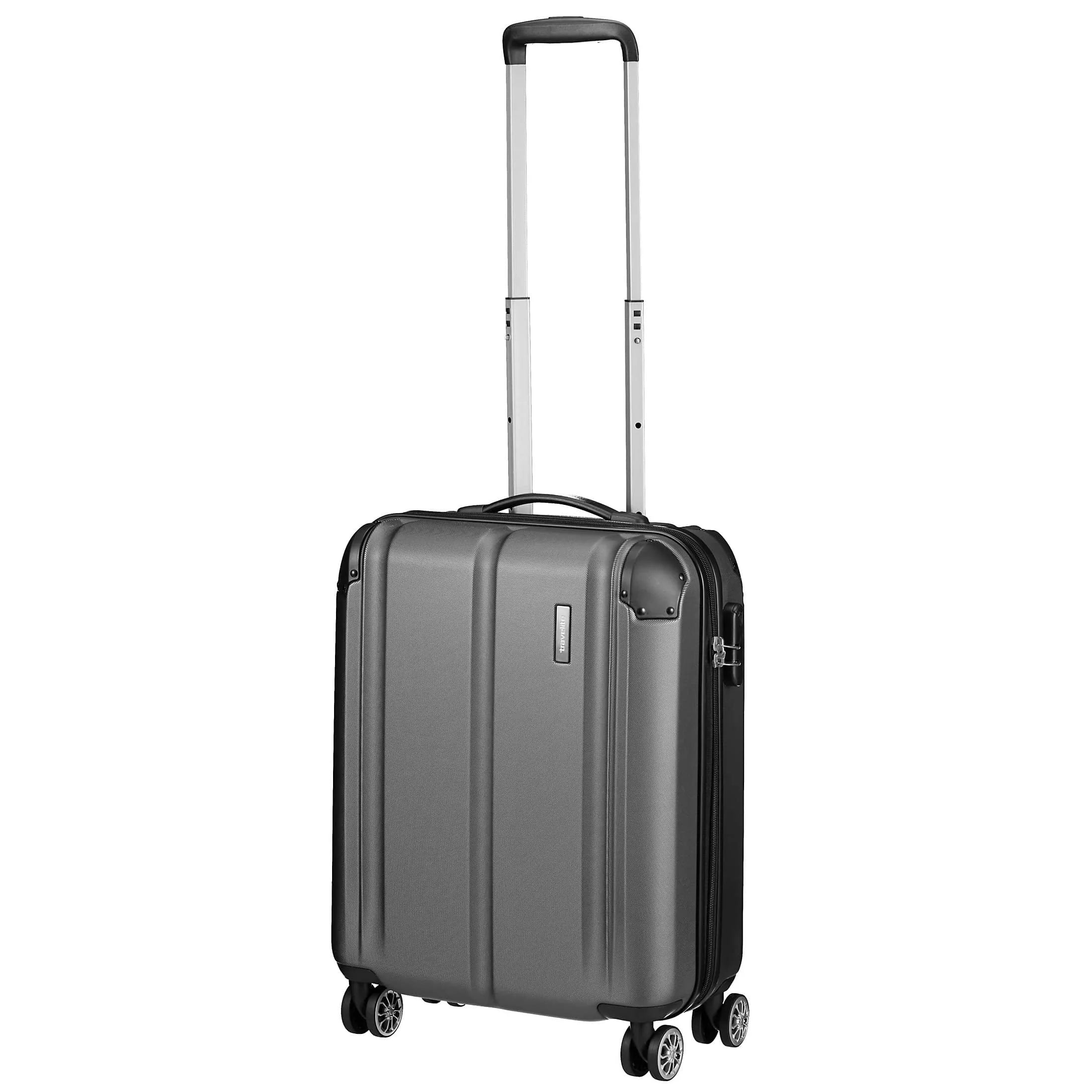 Travelite City 4-Rollen-Bordtrolley 55 cm - anthrazit