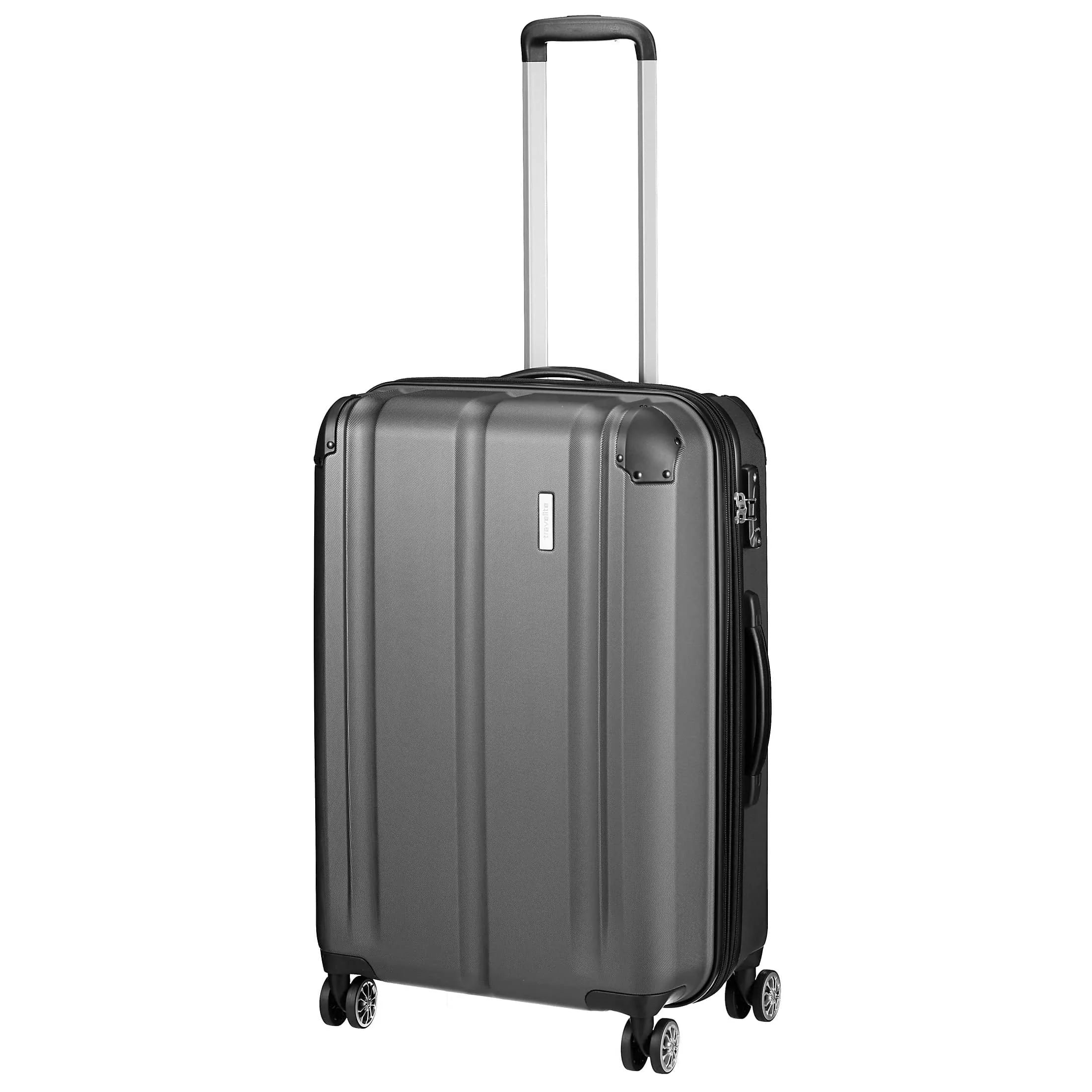 Travelite City 4-Rollen-Trolley 68 cm - anthrazit