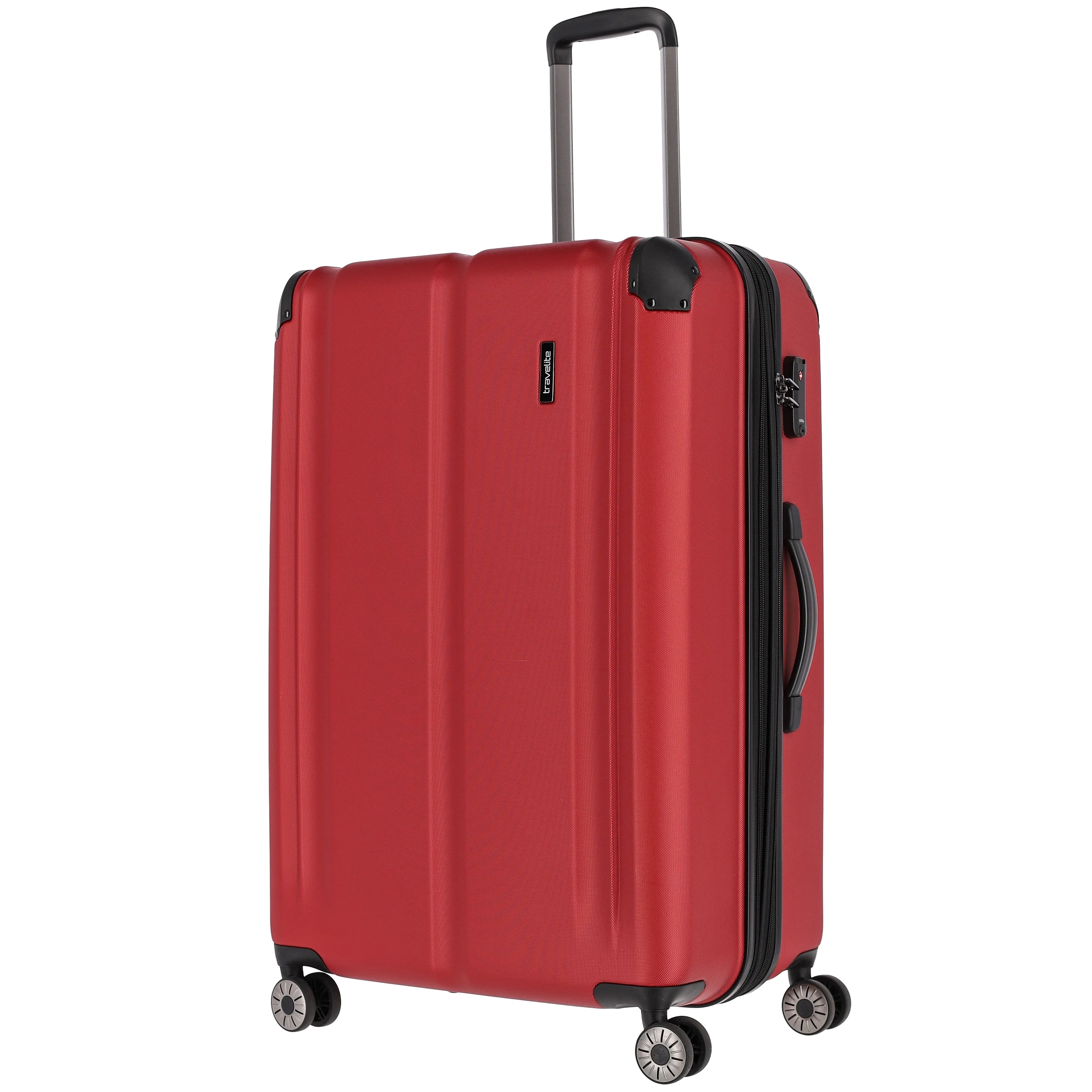 Travelite City 4-Rollen-Trolley 77 cm - rot