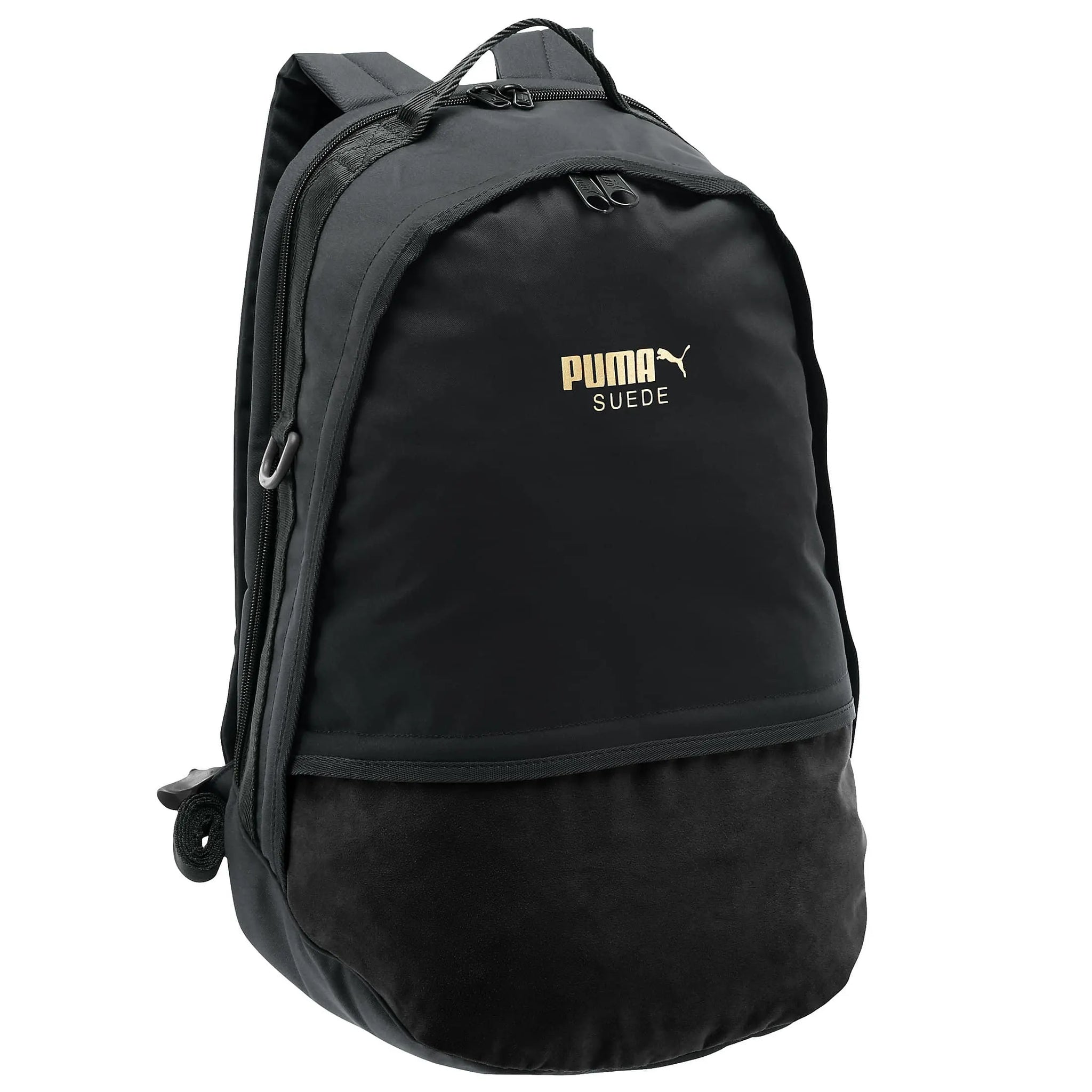 Black top suede rucksack