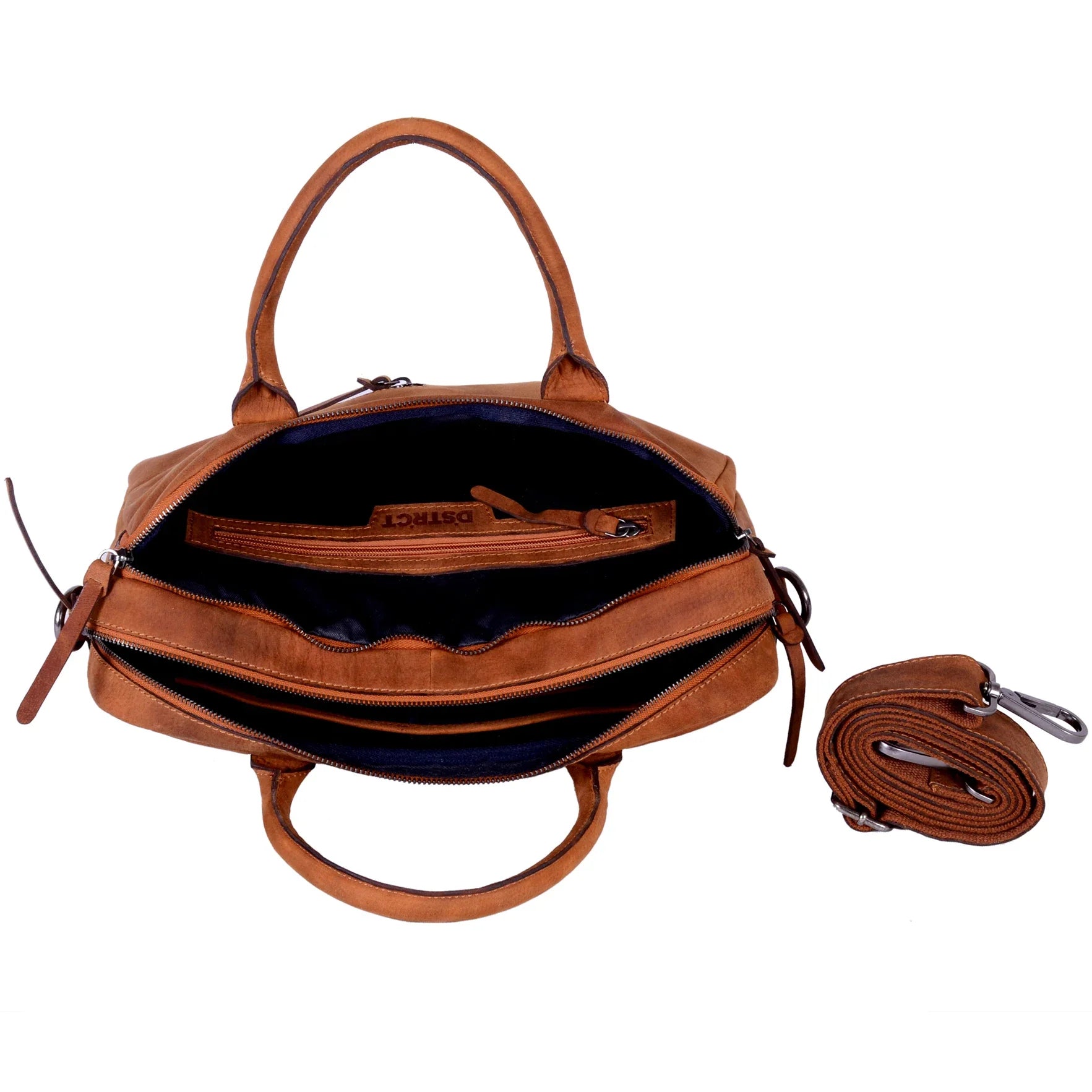 DSTRCT Wall Street Bravo Business Aktentasche 38 cm - schwarz