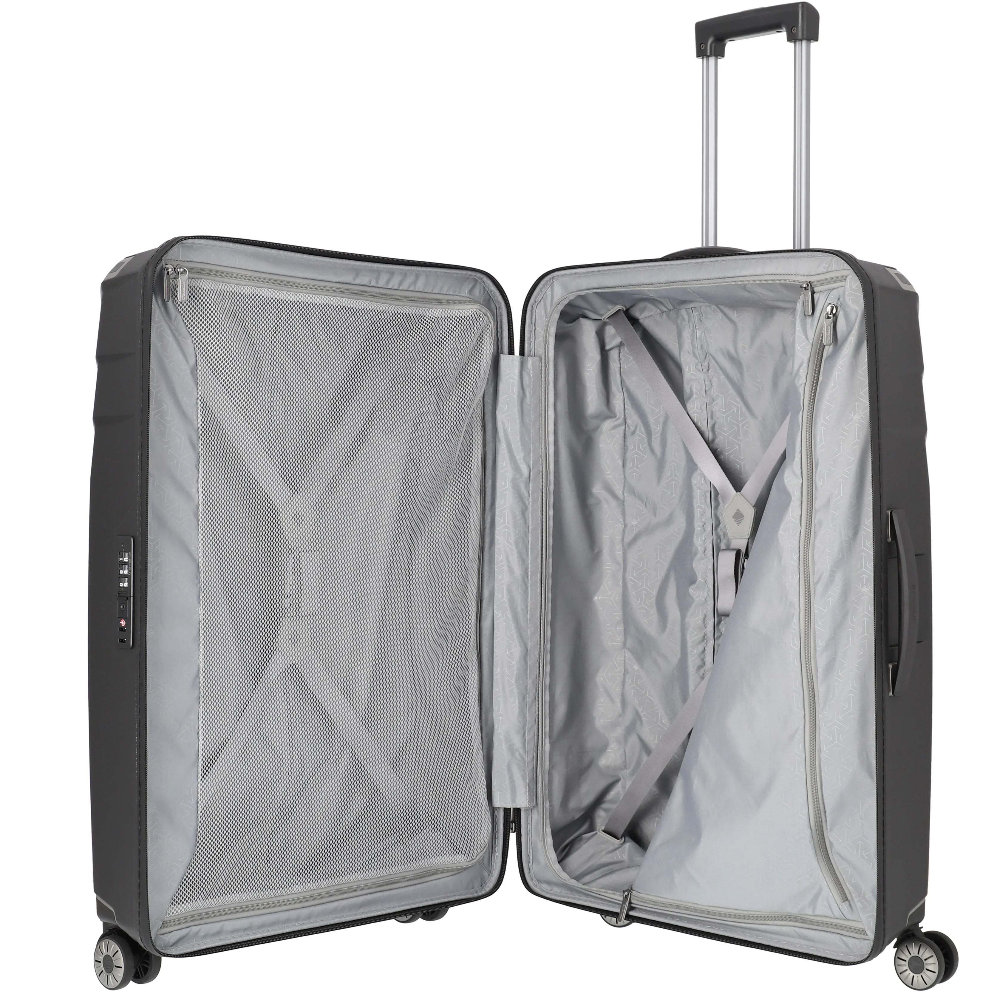 Travelite Elvaa 4-Rollen Trolley 76 cm - Schwarz
