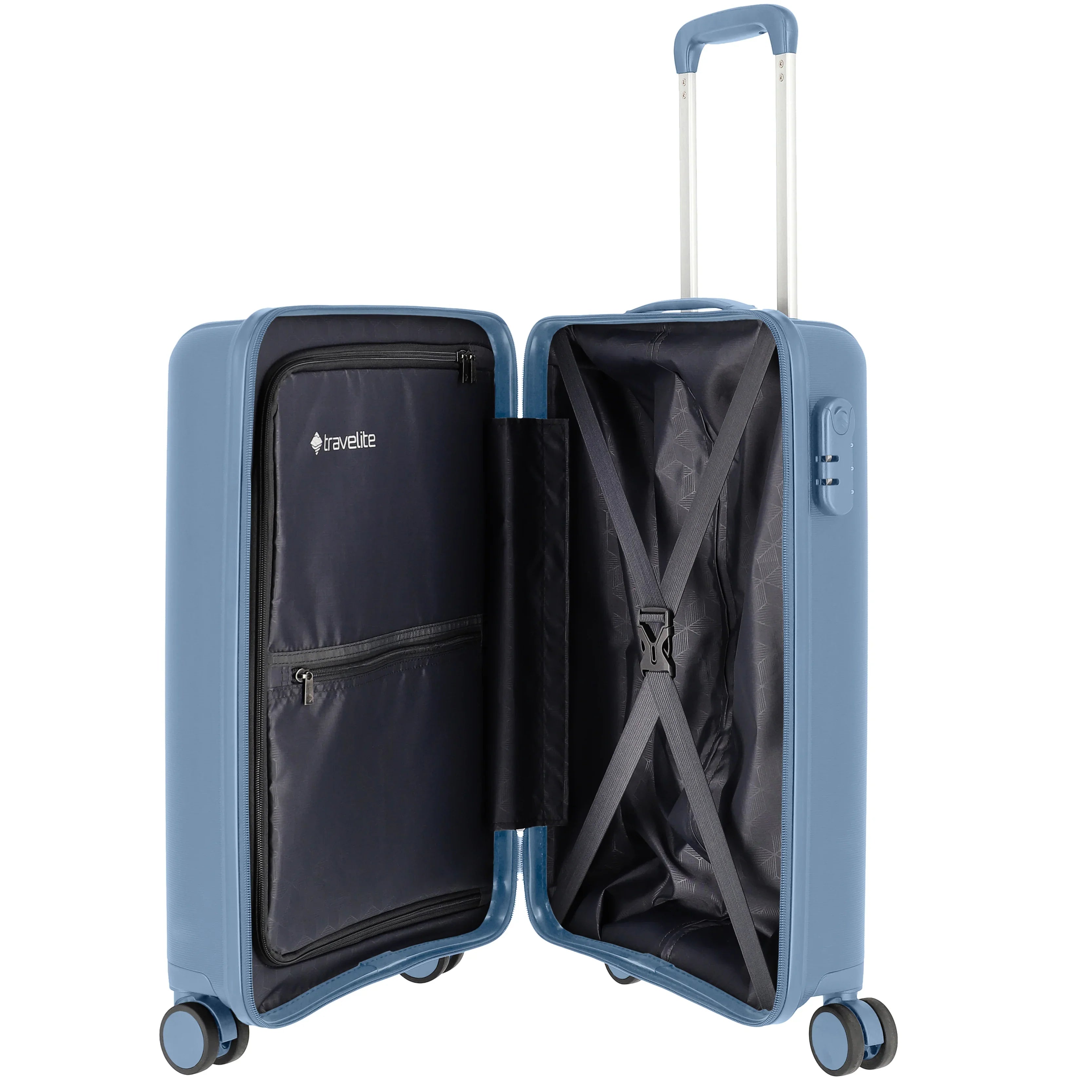 Travelite VAKA 4-Rollen Kabinentrolley 55 cm - Purple