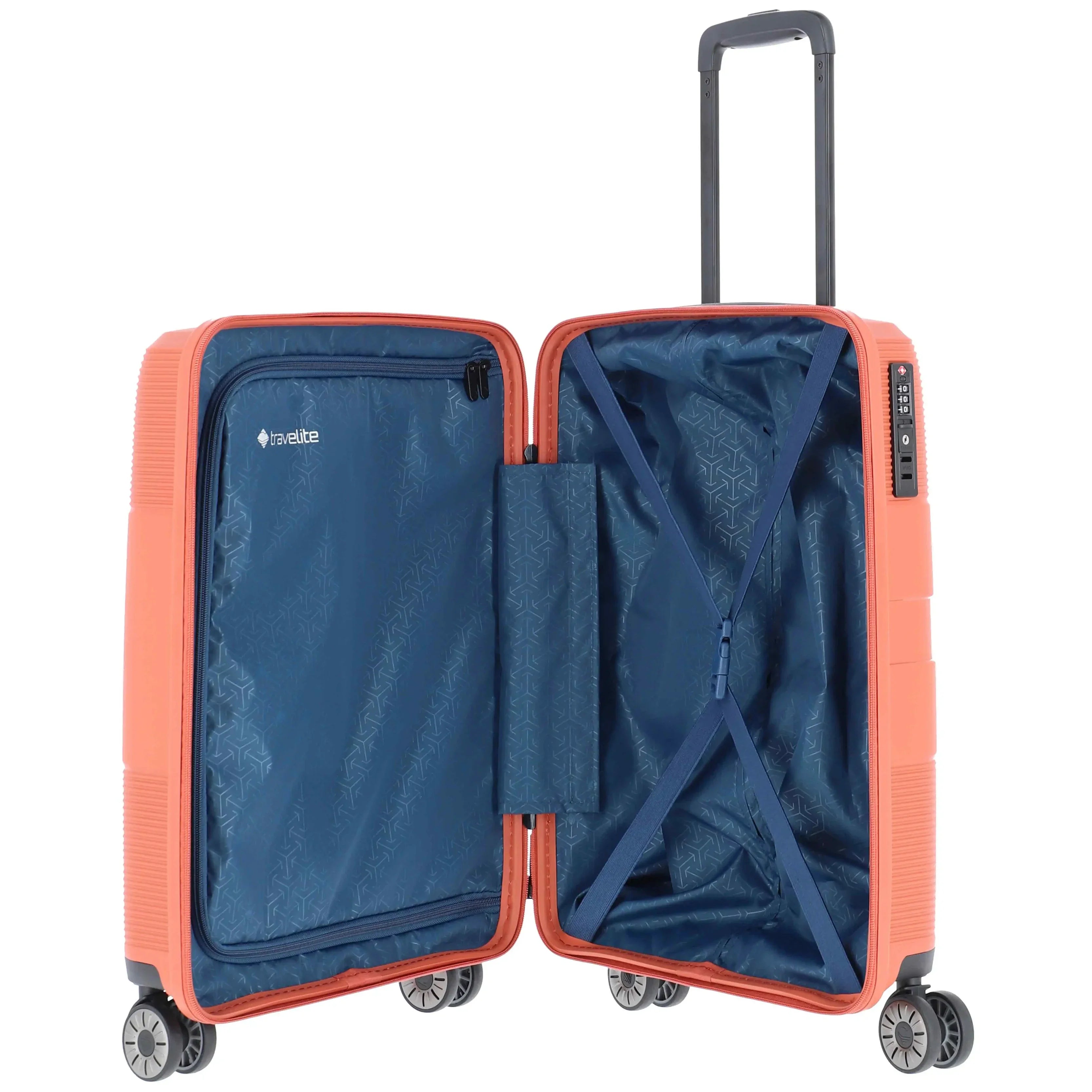 Travelite Waal 4-wheel cabin trolley 55 cm - Terracotta