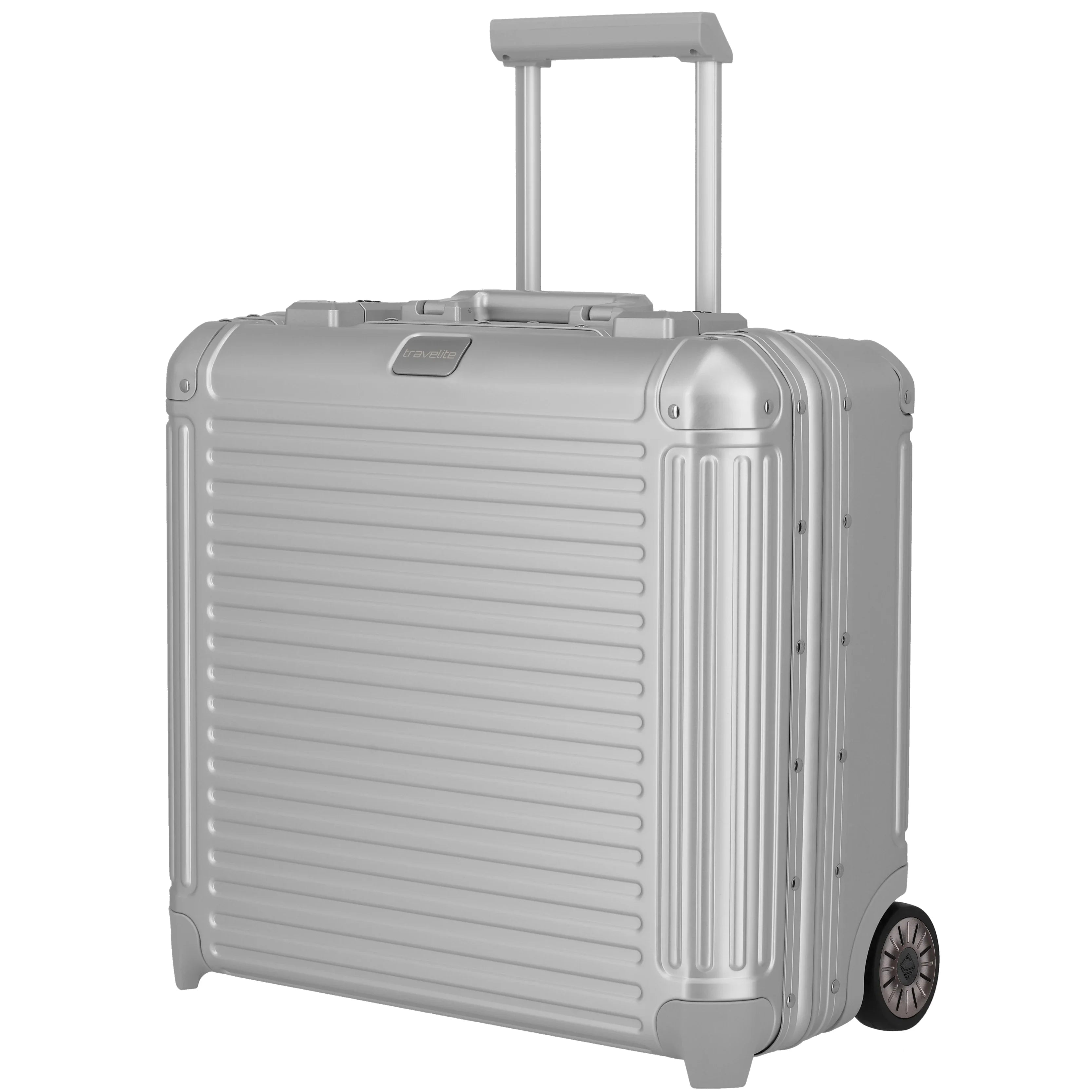 Travelite Next 2-wheel business trolley 45 cm - silver