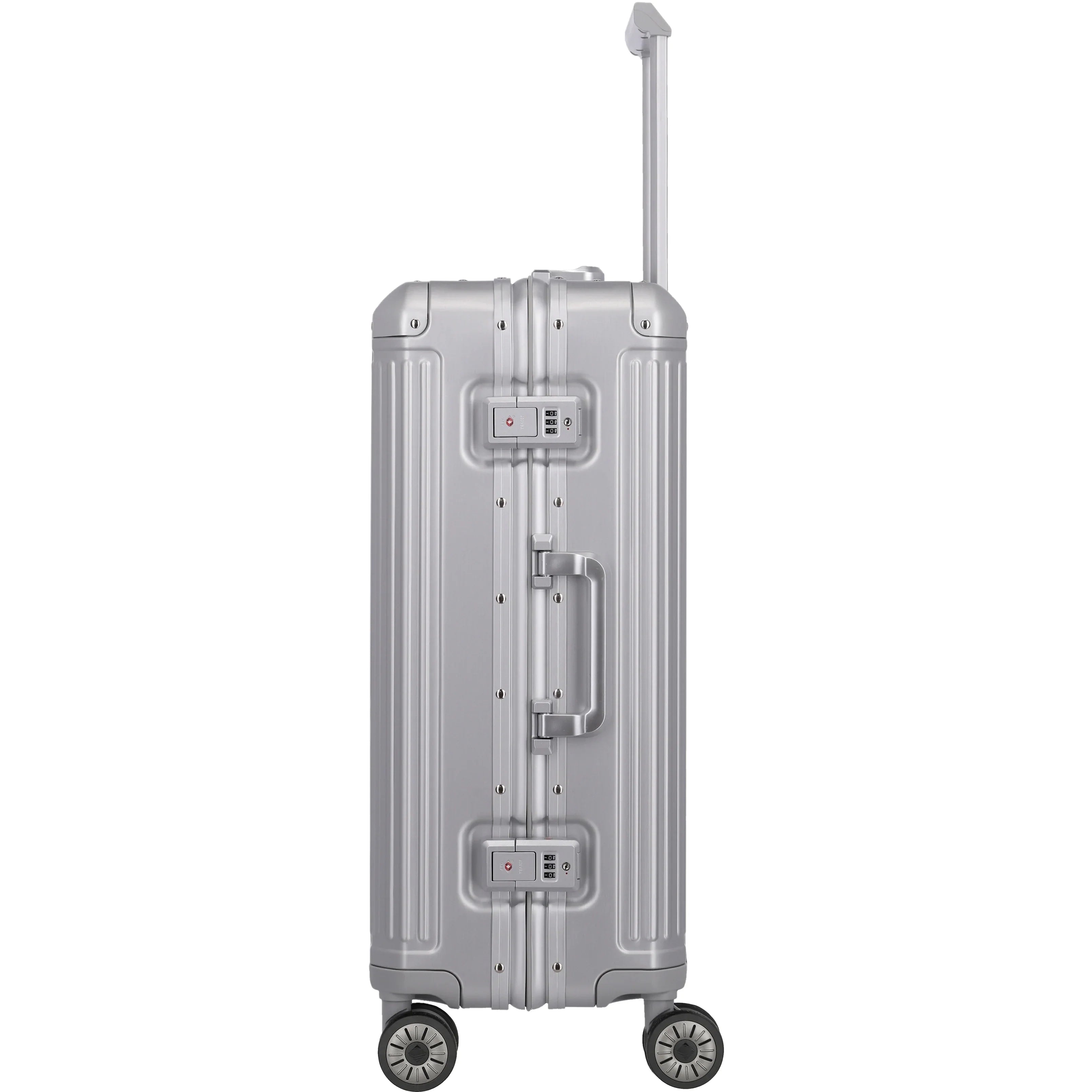 Travelite Next 4-Rollen Trolley 67 cm - Schwarz