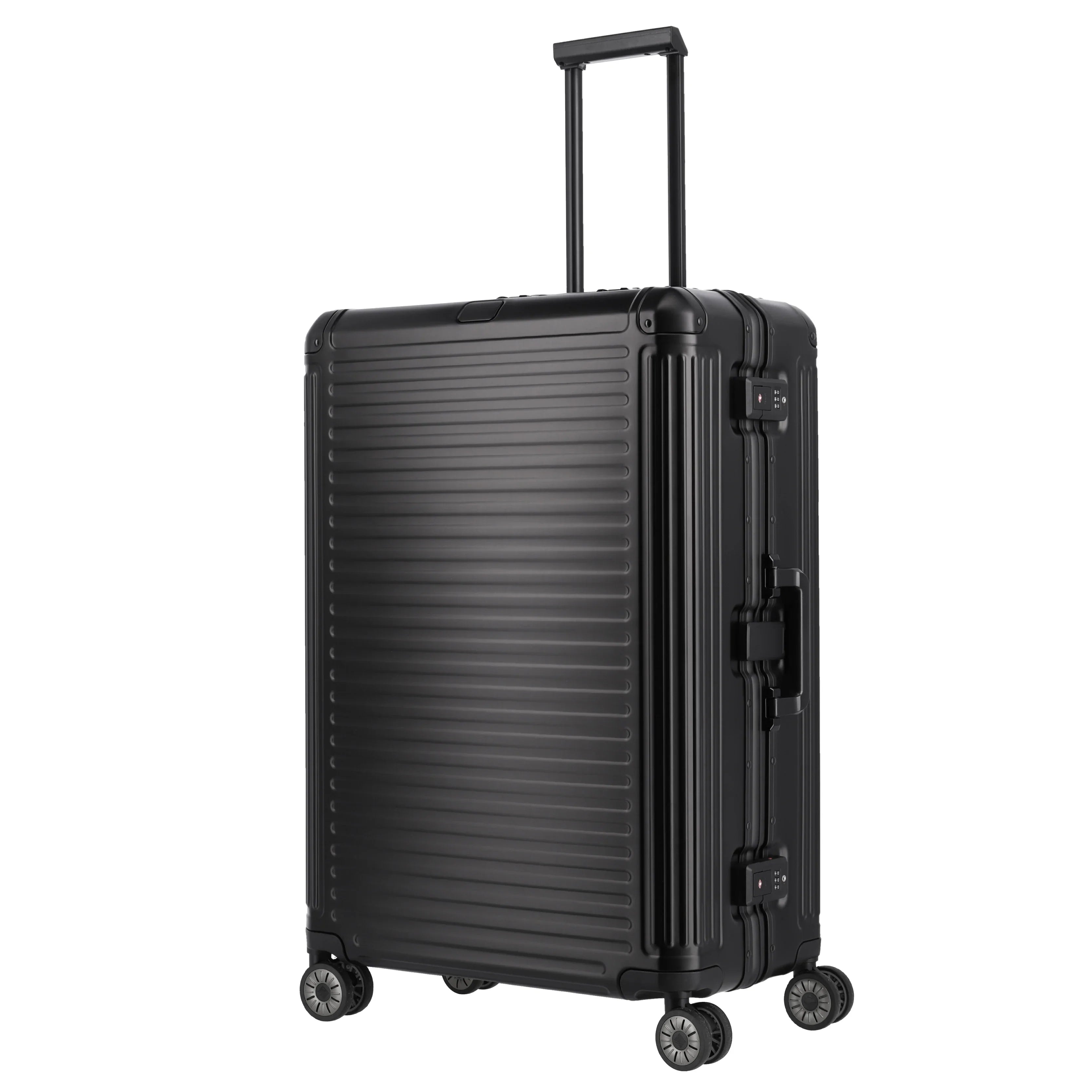 Travelite Next 4-Rollen Trolley 77 cm - Schwarz