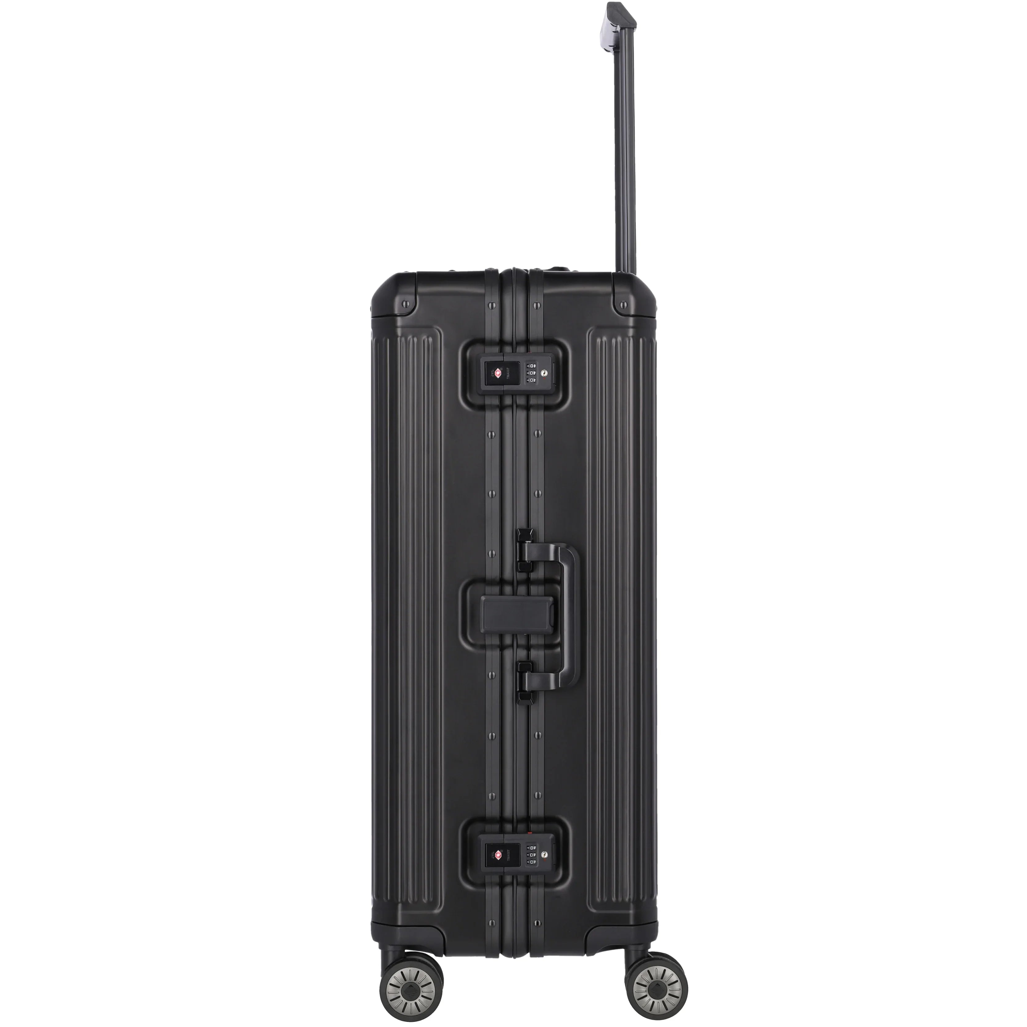 Travelite Next 4-Rollen Trolley 77 cm - Schwarz