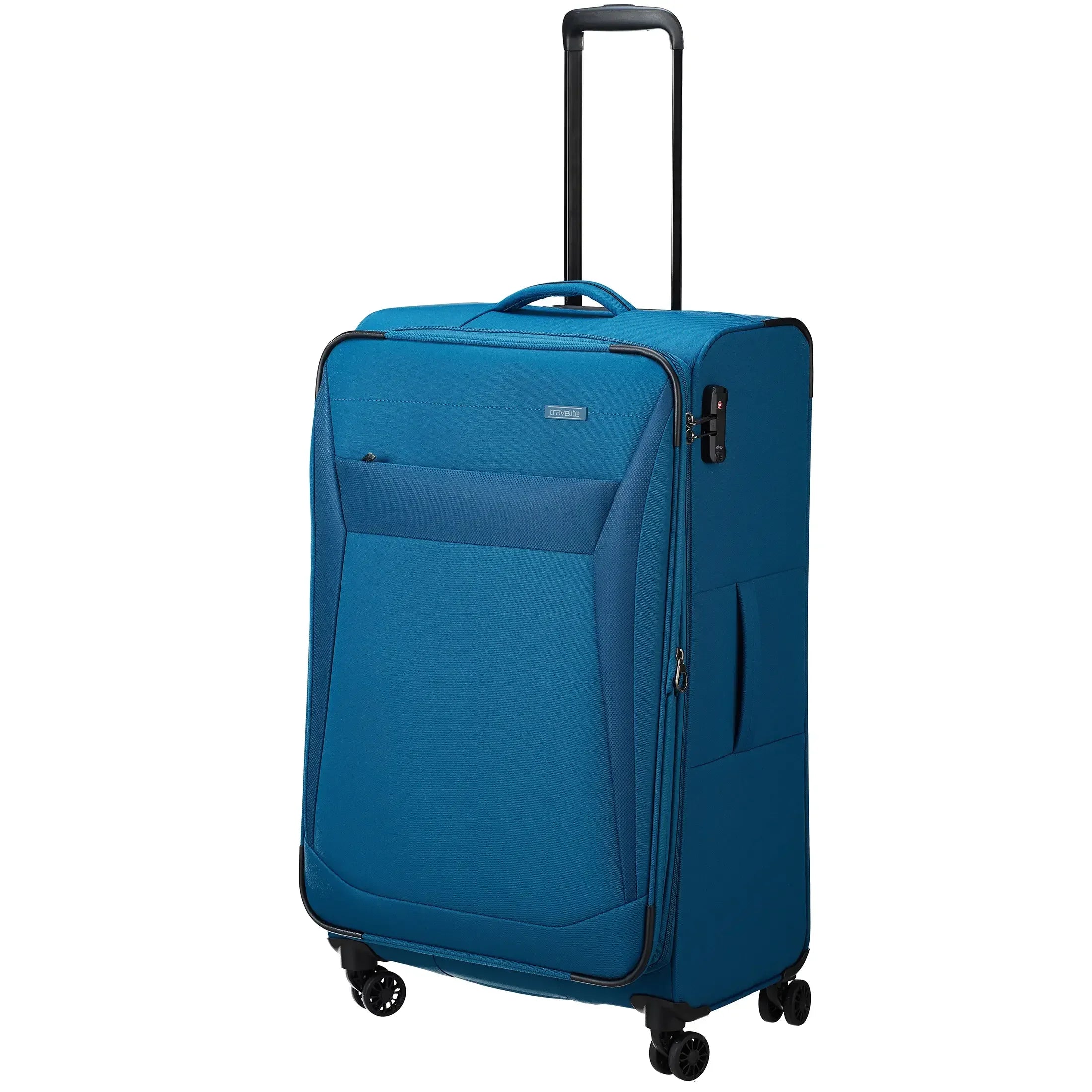 Travelite Chios 4-Rollen Trolley M 67 cm - Petrol