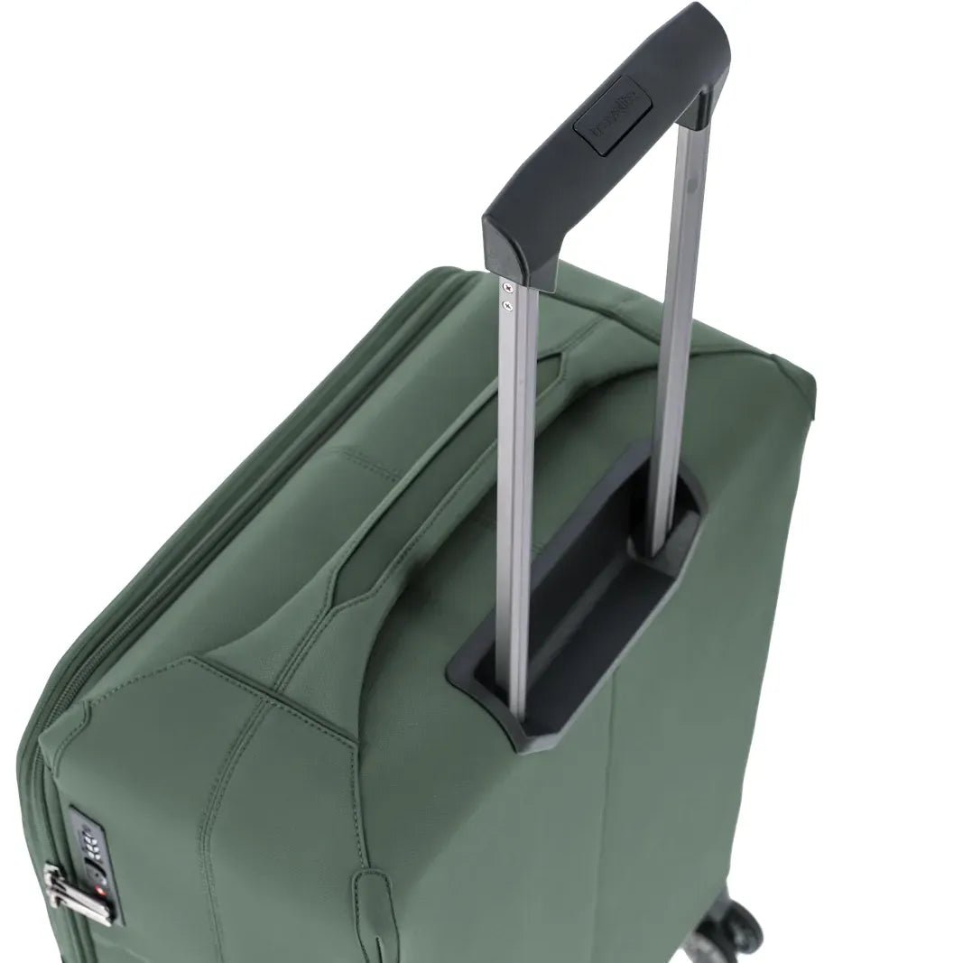 Draufsicht Gestänge Travelite Priima 4-Ro Trolley M 68 cm in grün