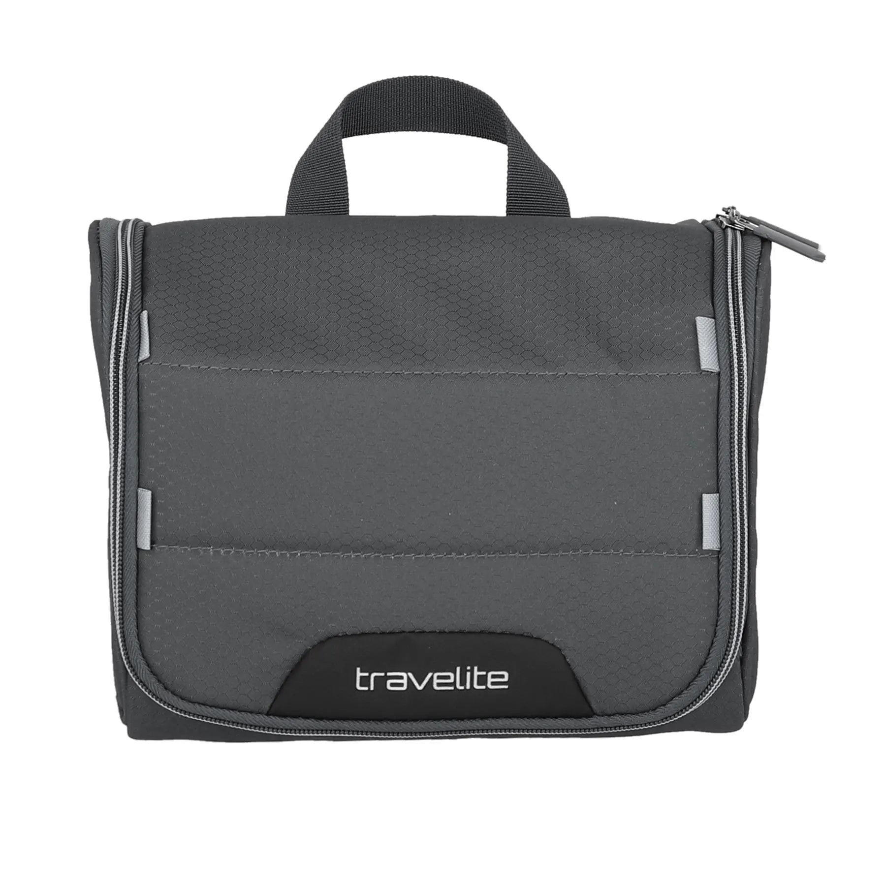 Travelite Skaii Kulturtasche 23 cm - Gipfelgrau - Vorderansicht