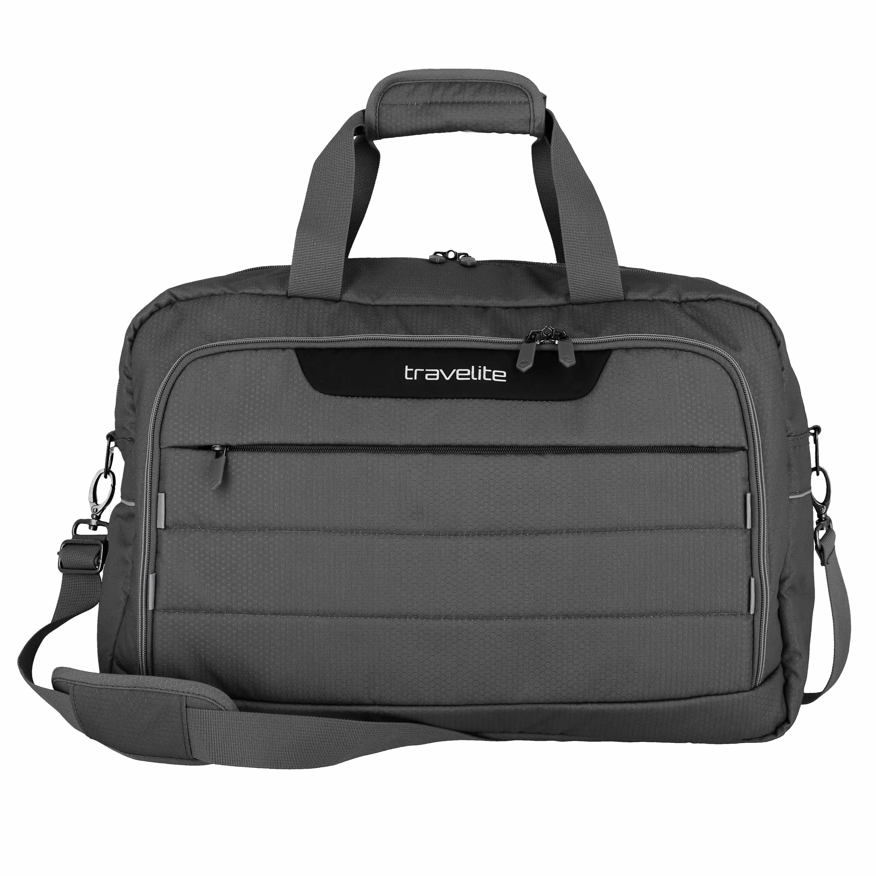 Travelite Skaii Weekender 49 cm Farbe gipfelgrau - Vorderansicht - Tragegriffe
