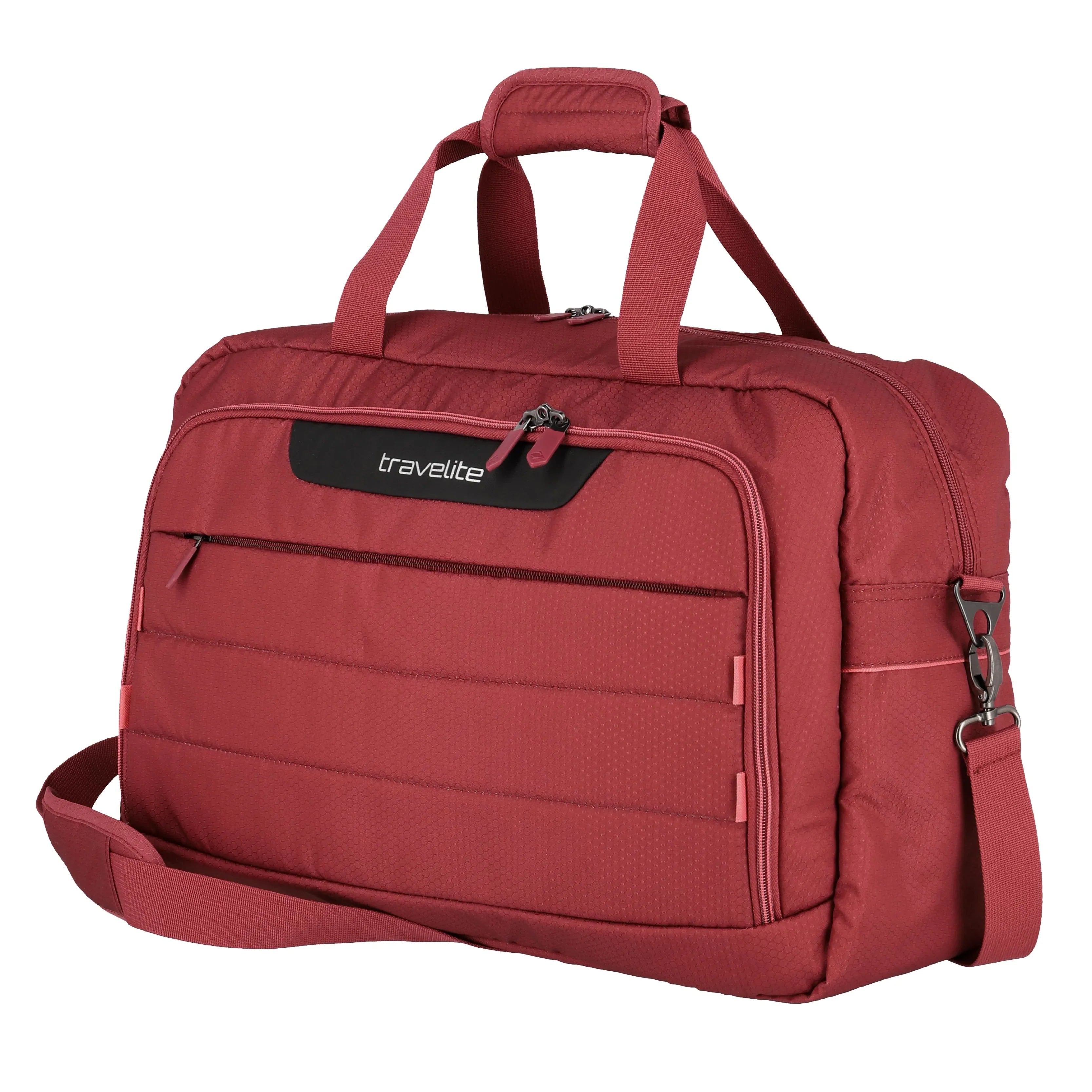 Travelite Skaii Weekender 49 cm - peach mit Tragegriffen - Vorderansicht