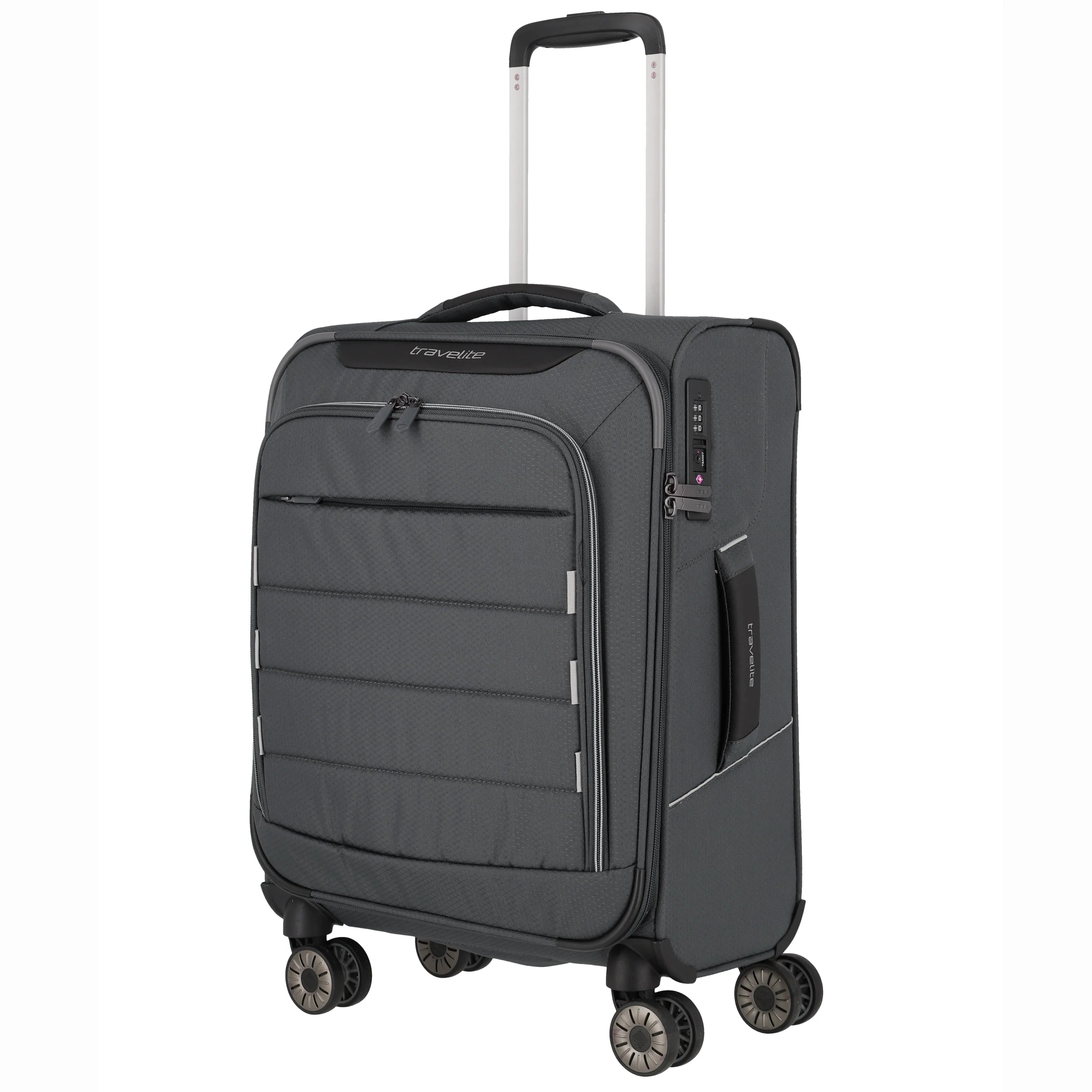 Travelite Skaii 4-Rollen Trolley 55 cm - Gipfelgrau