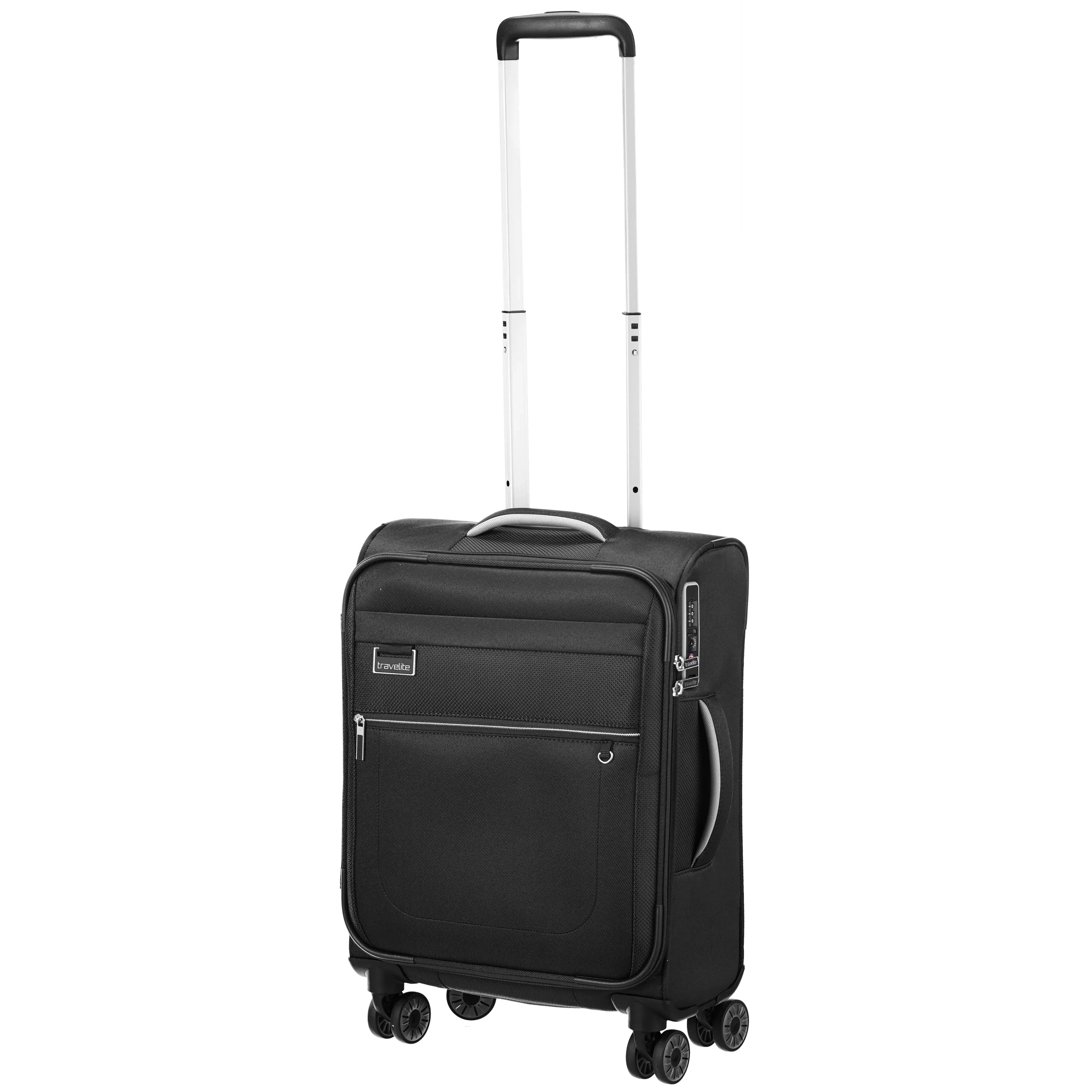 Travelite Miigo 4-Rollen Kabinen-Trolley 55 cm - Nachtschwarz