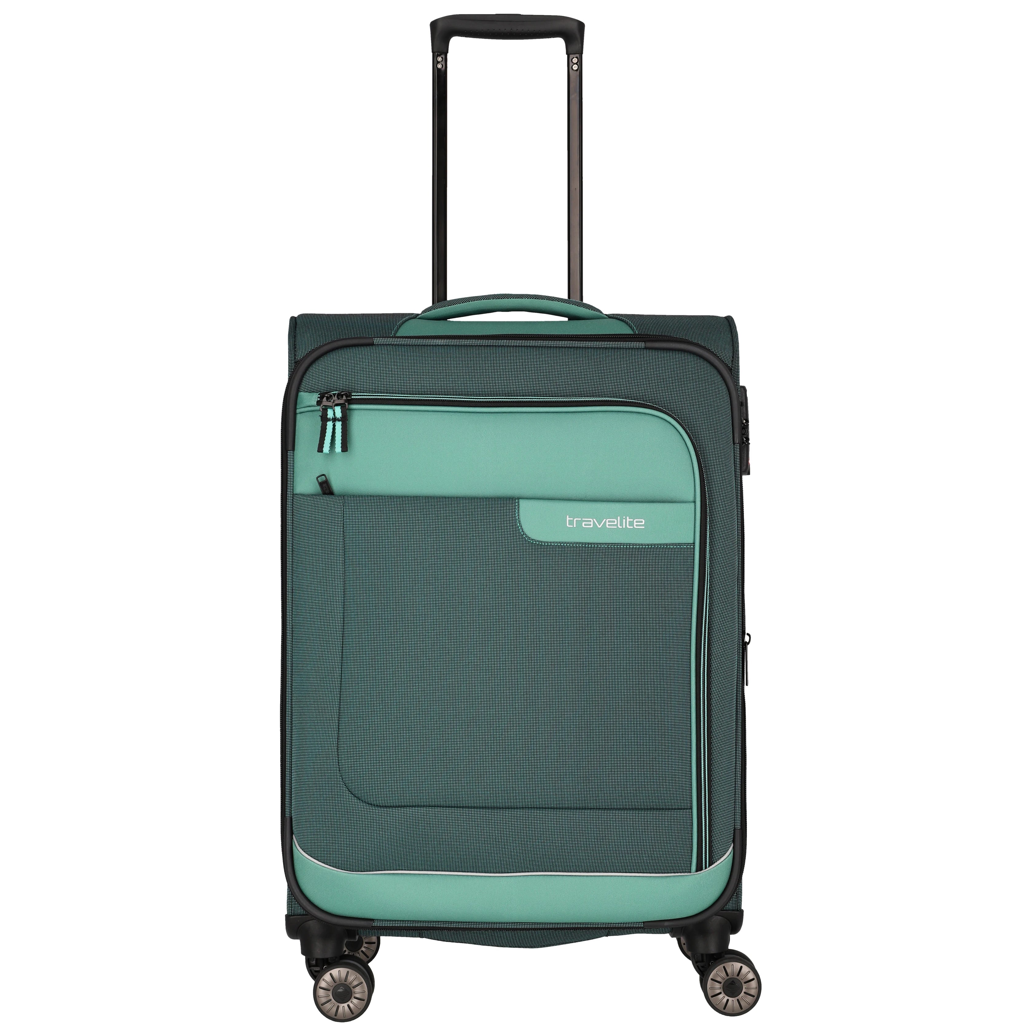 Travelite Viia 4-Rollen Trolley 67 cm - Eukalyptus