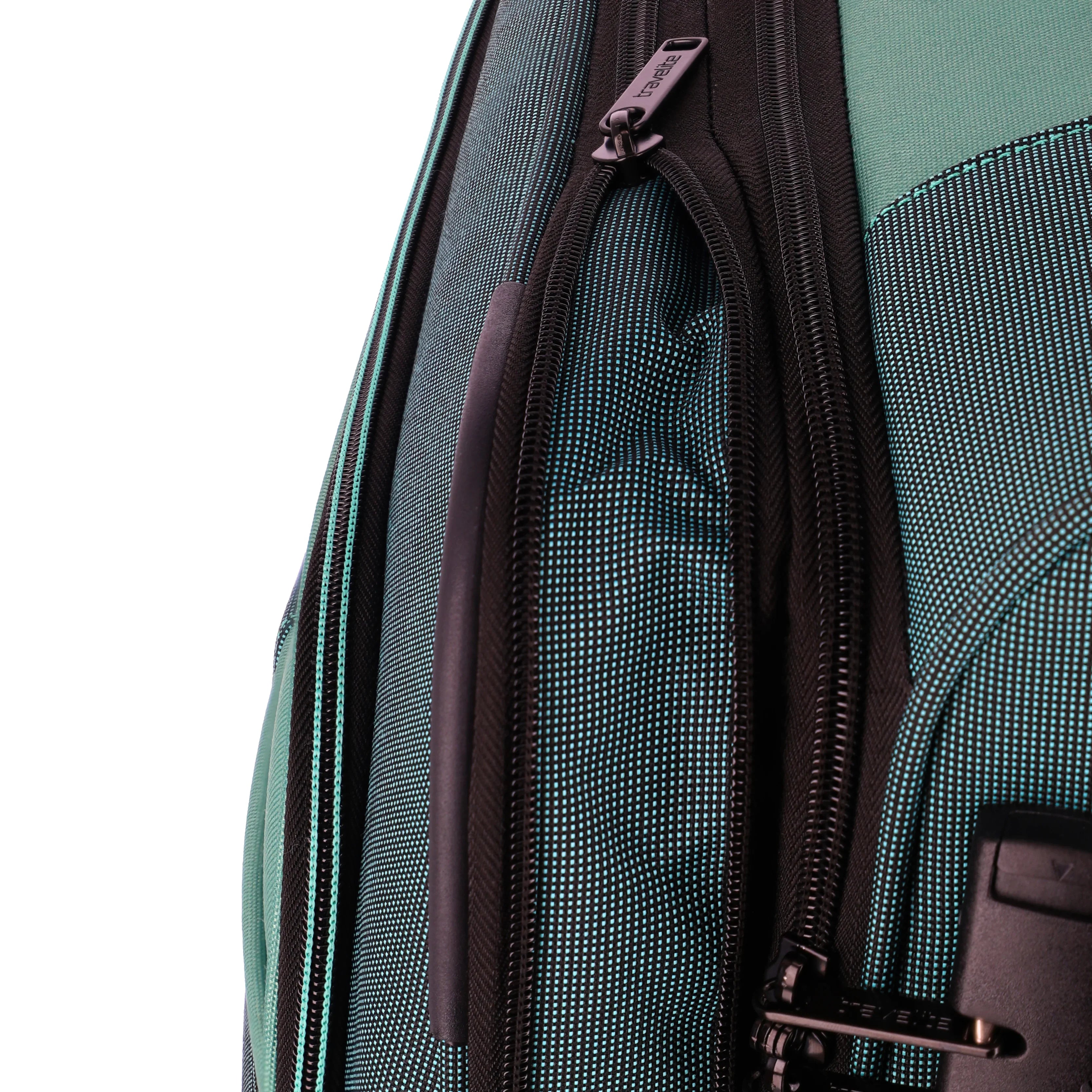 Travelite Viia 4-Rollen Trolley 67 cm - Eukalyptus