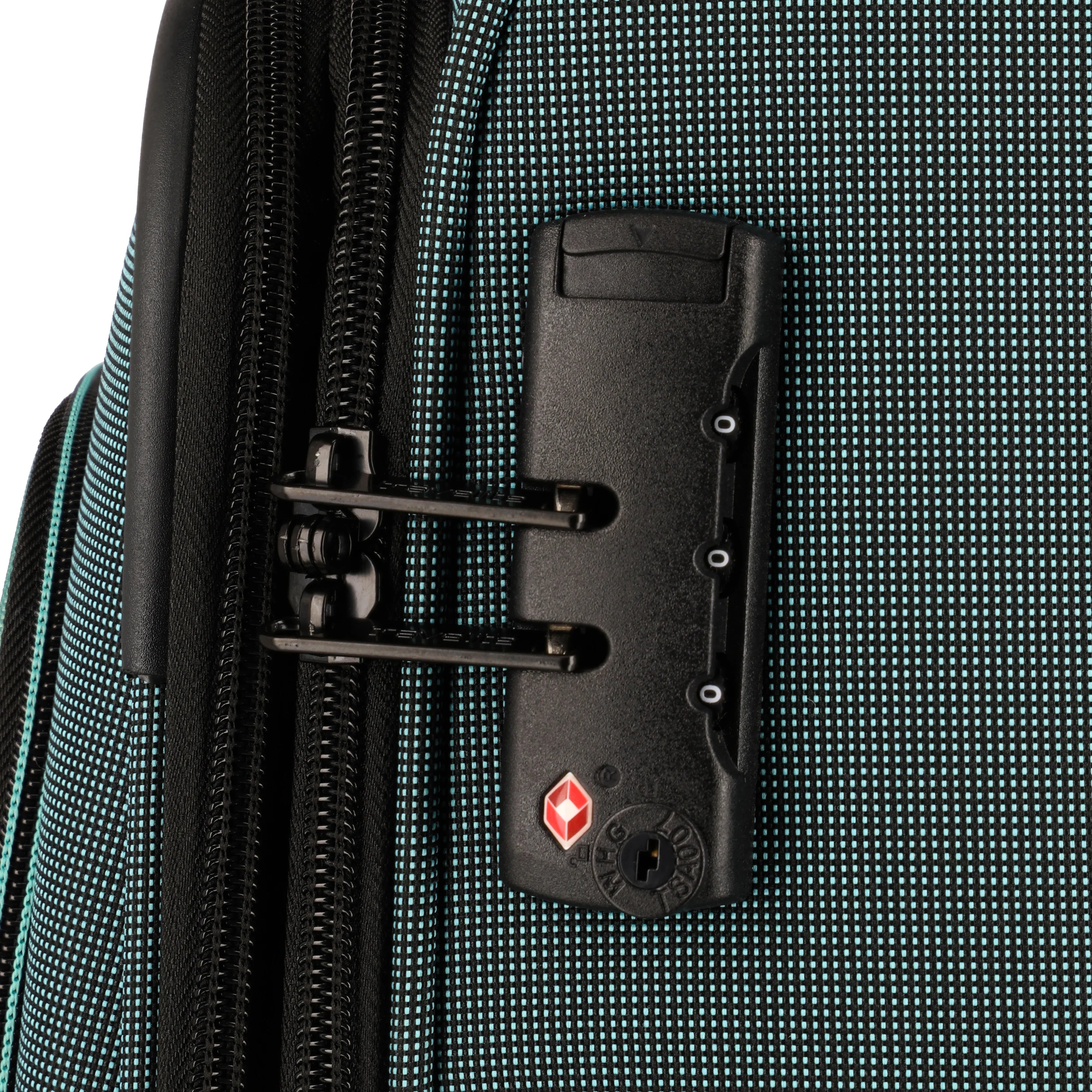 Travelite Viia 4-Rollen Trolley 67 cm - Frühlingsrose