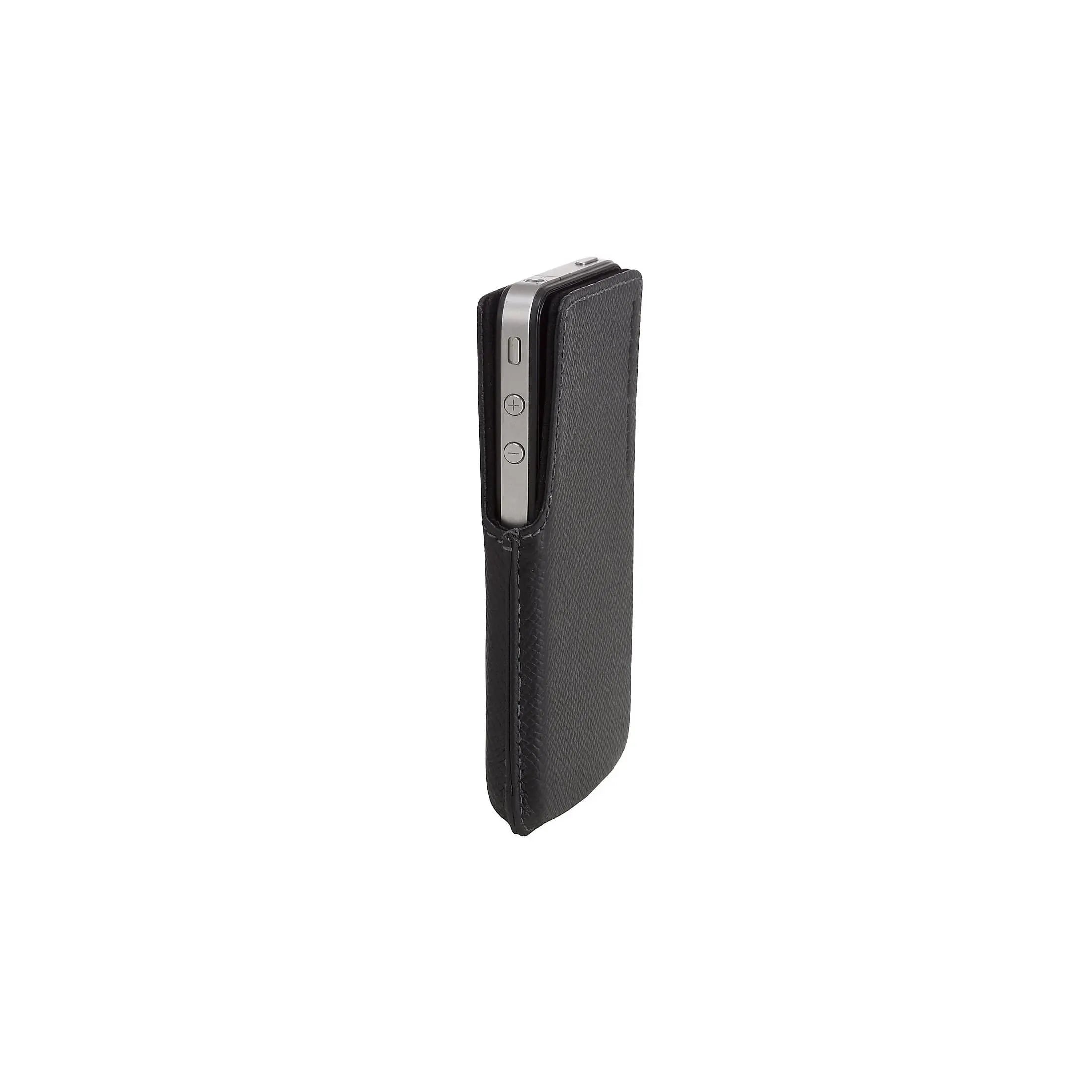 Porsche Design French Classic IPhoneCase 4 Hülle für Apple IPhone 4G aus Leder - dark grey