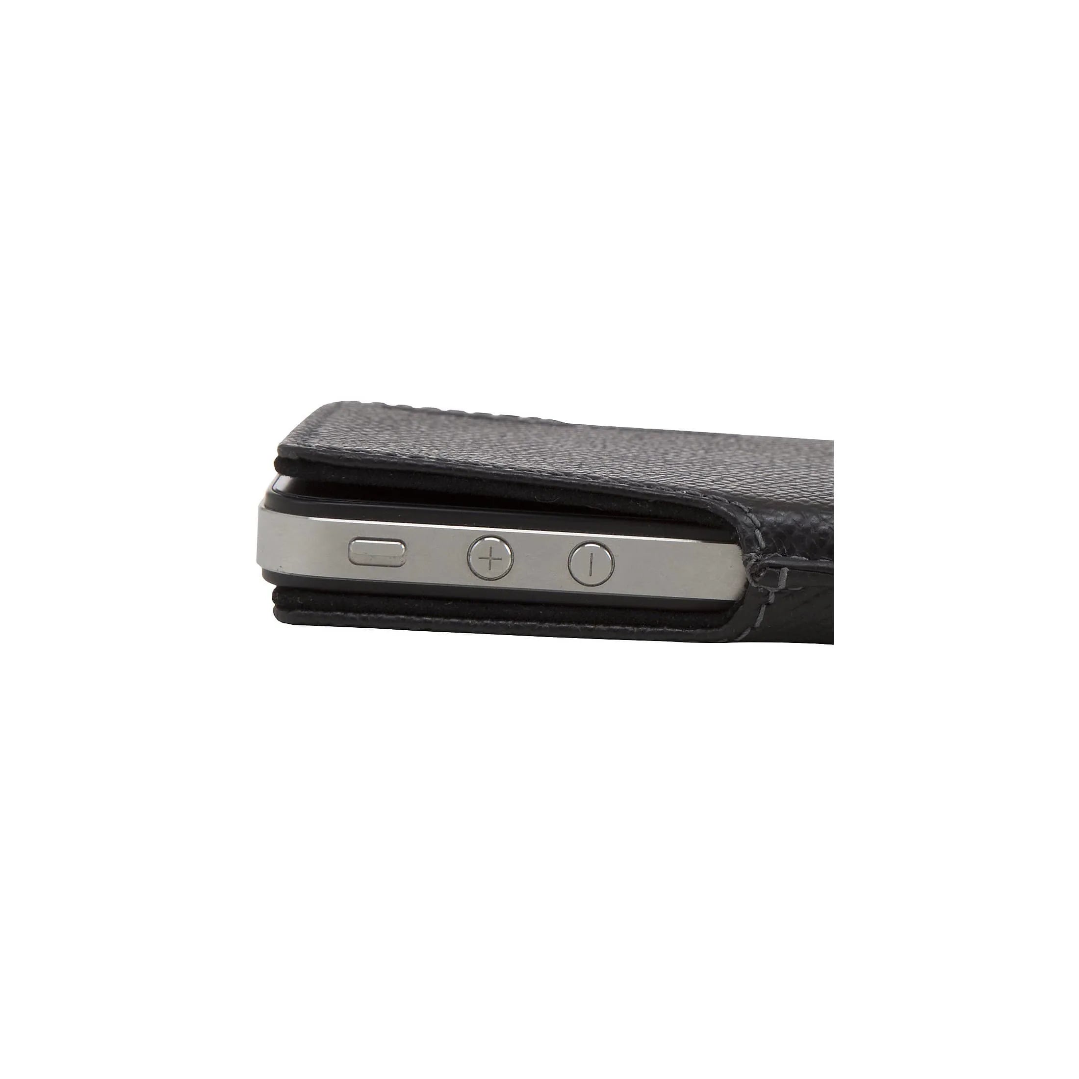 Porsche Design French Classic IPhoneCase 4 Hülle für Apple IPhone 4G aus Leder - dark grey
