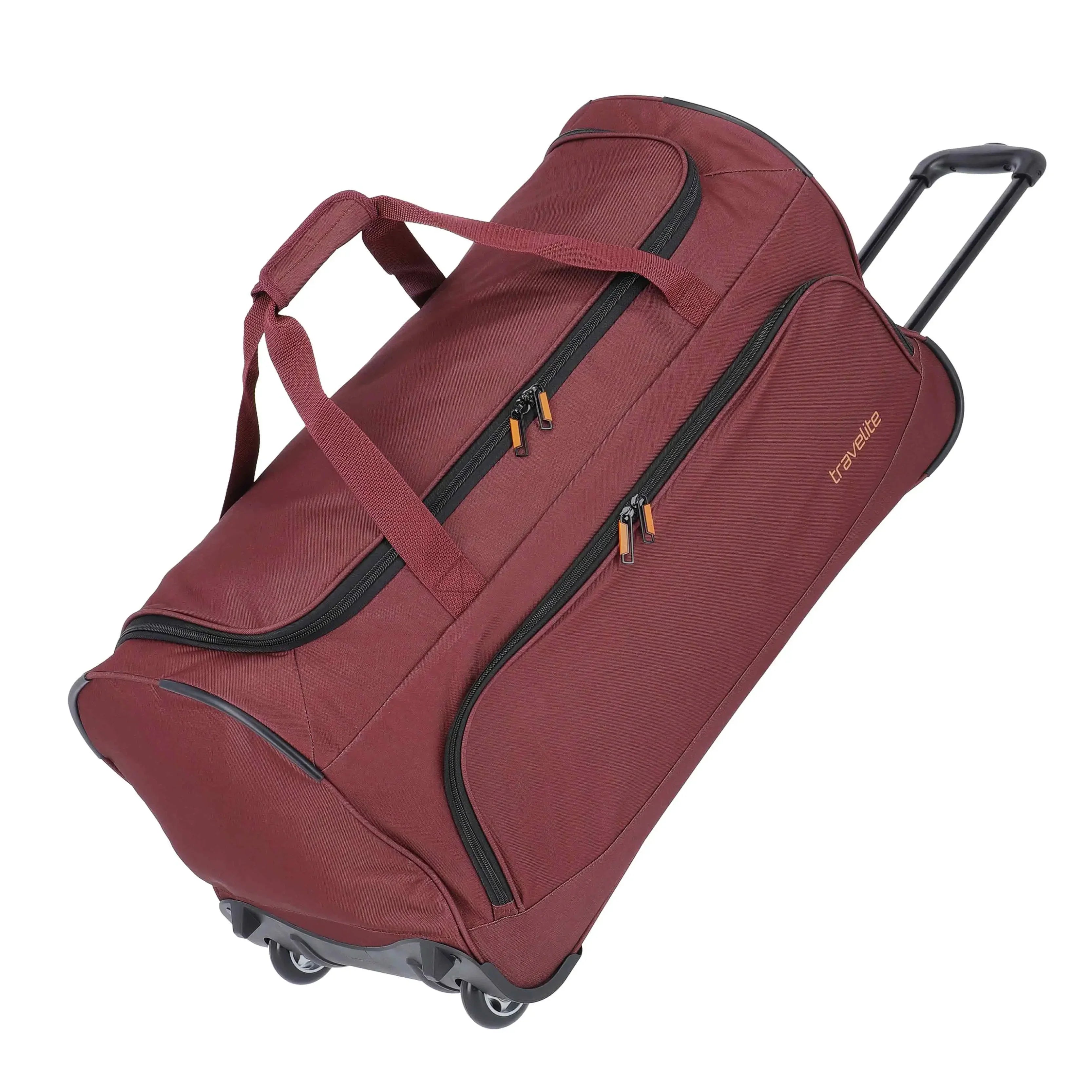 Travelite Basics Rollreisetasche 71 cm - bordeaux