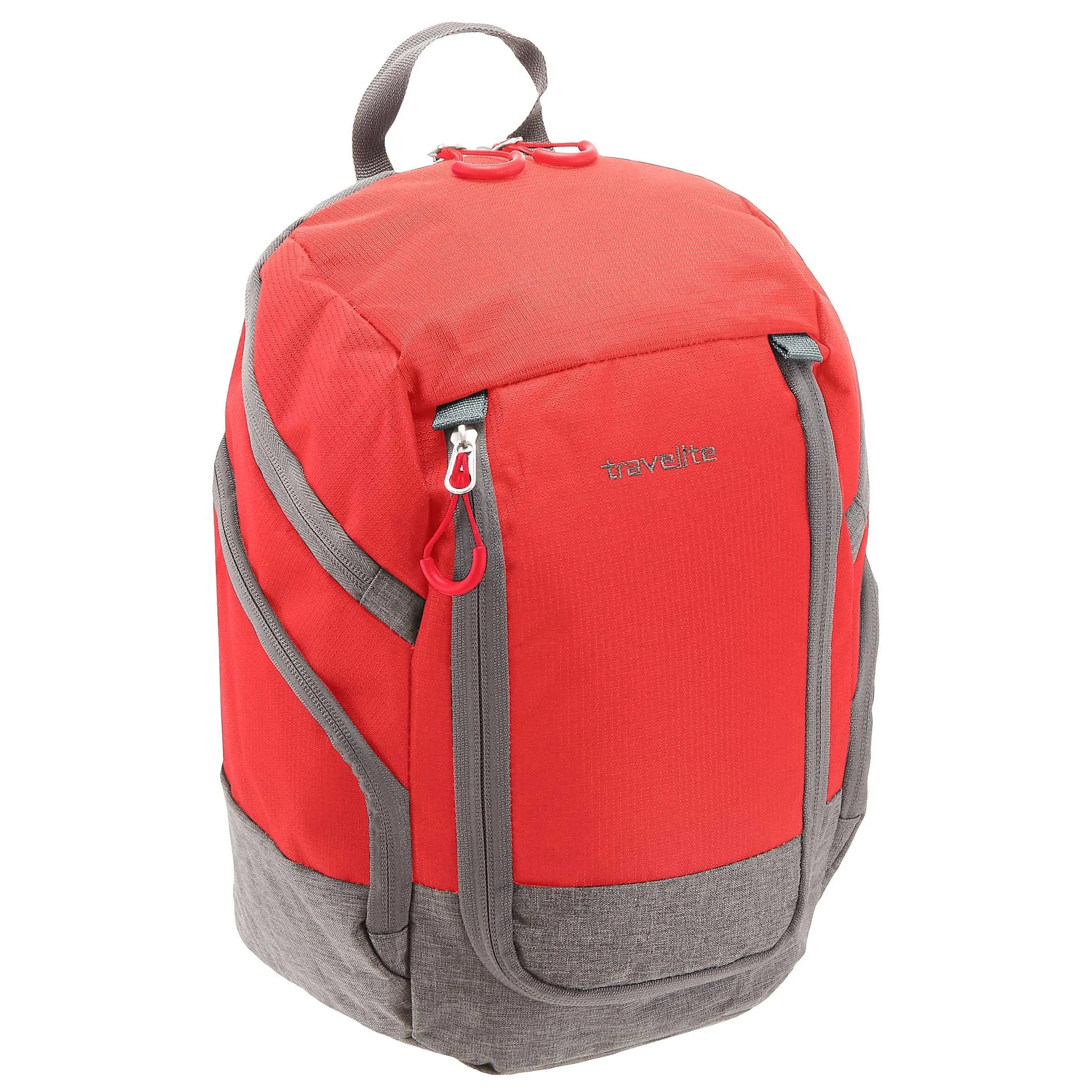 Travelite Basics Rucksack 35 cm - rot-grau