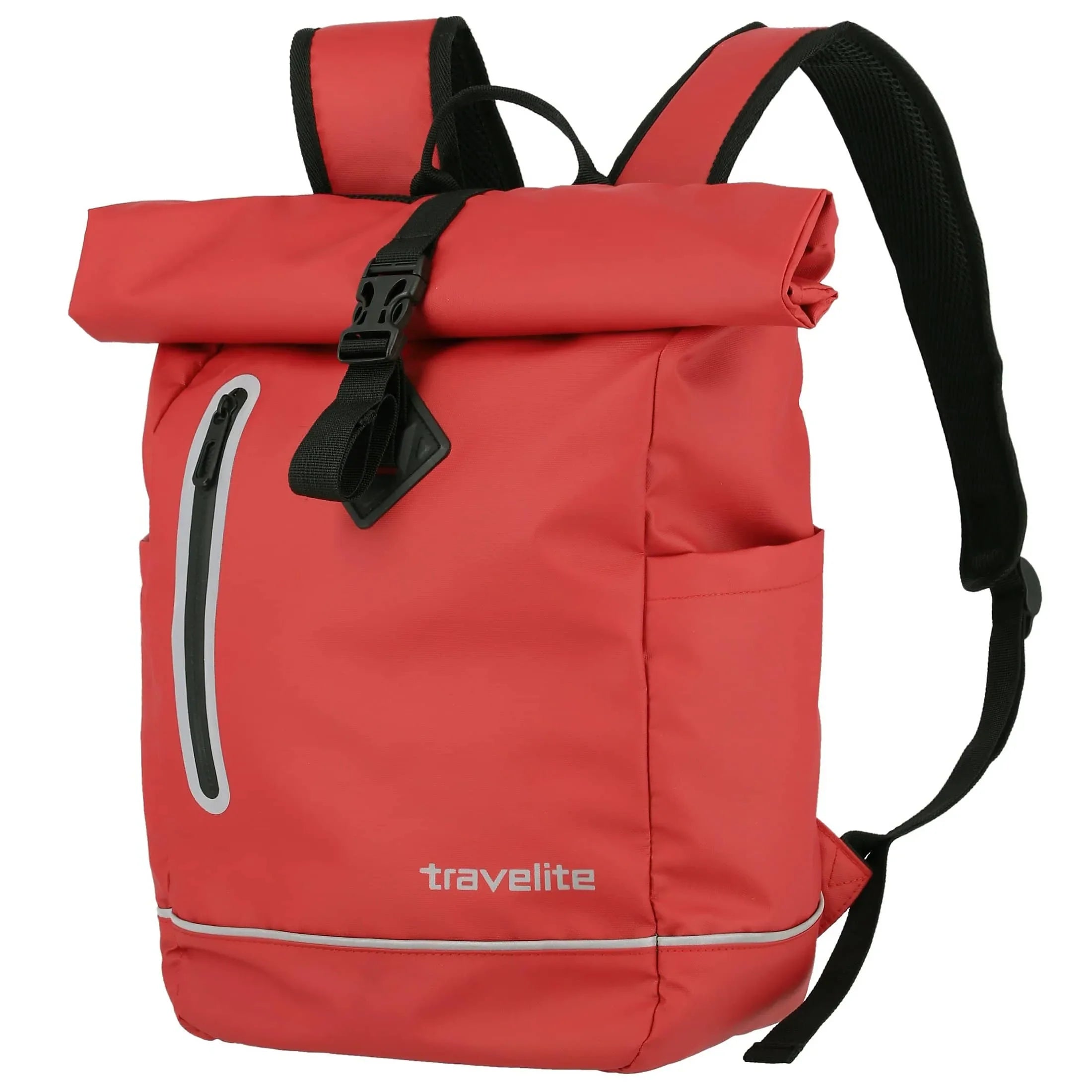 Travelite Basics Roll-Up Rucksack Plane 48 cm - Rot