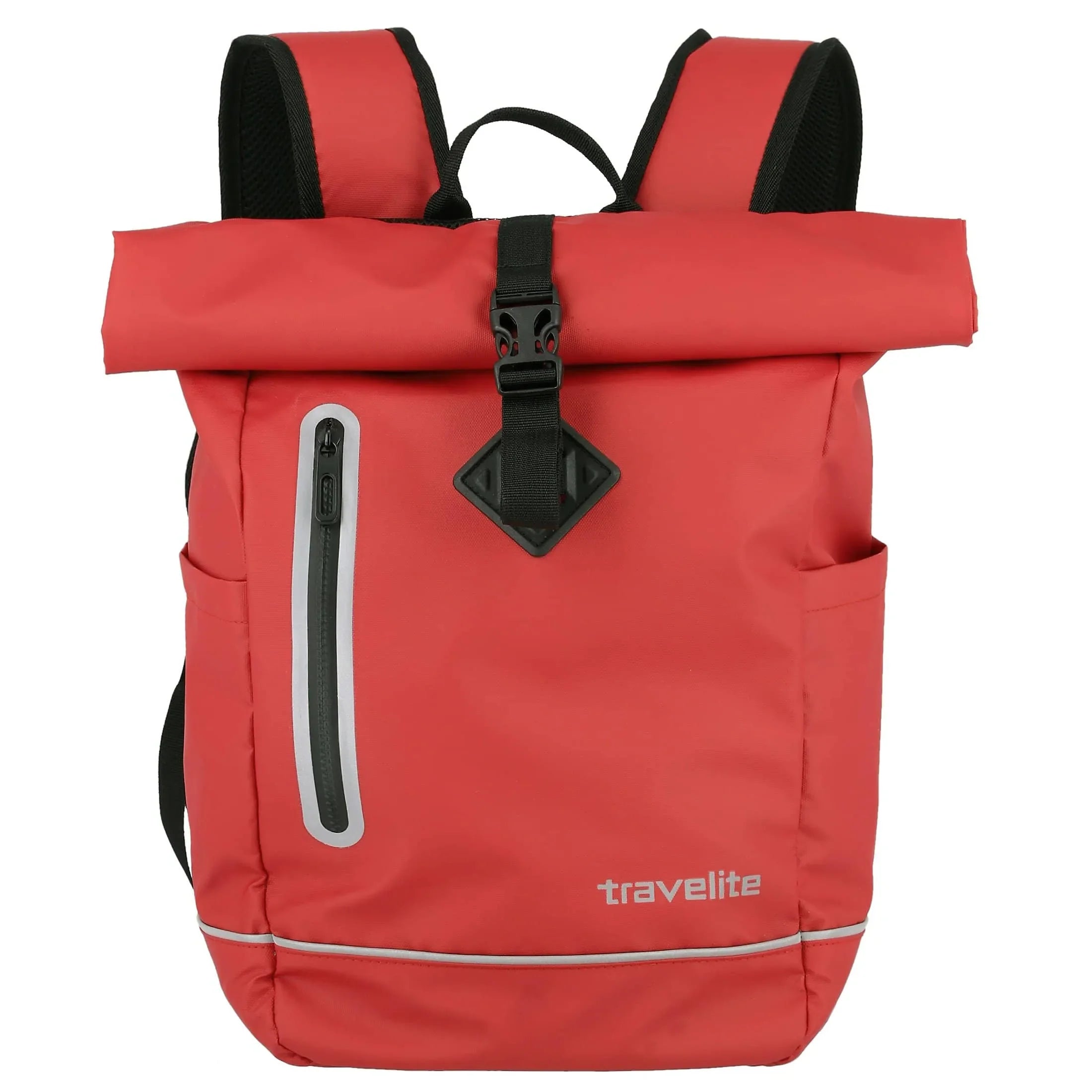 Travelite Basics Roll-Up Rucksack Plane 48 cm - Rot