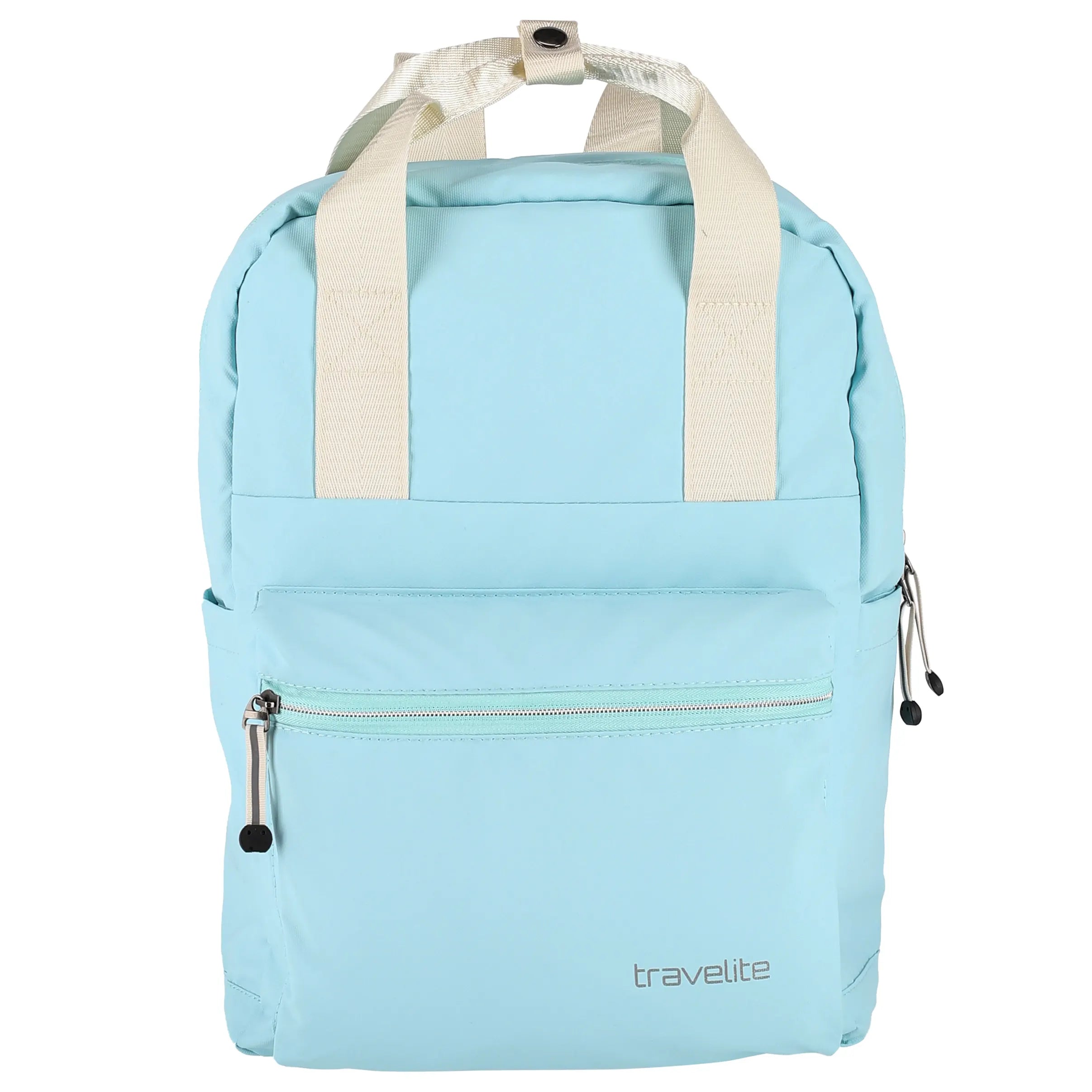 Travelite Basics backpack tarpaulin 39 cm - light blue
