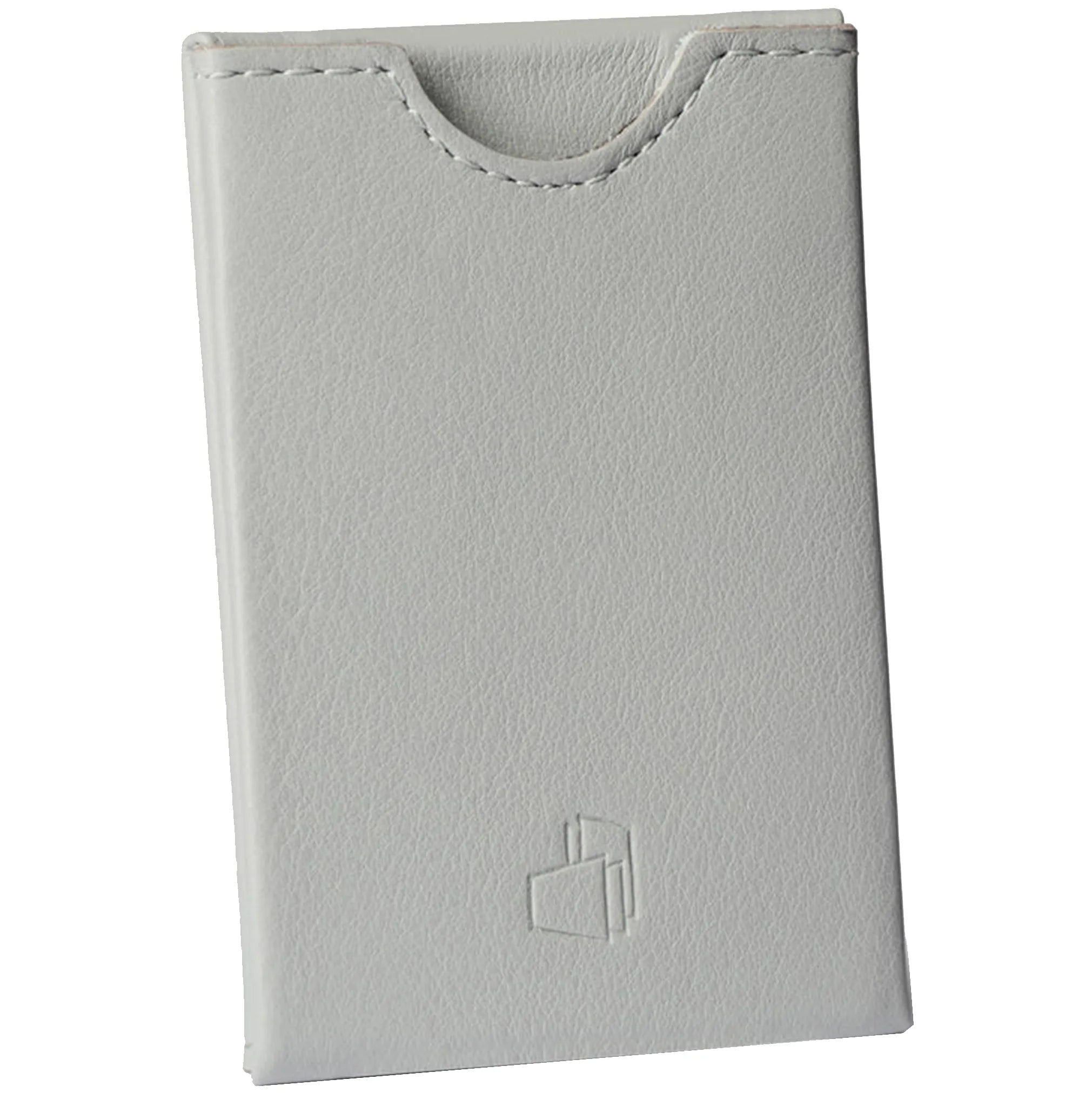 W4llet Kreditkarten Eui aus Glattleder 9 cm - Platin