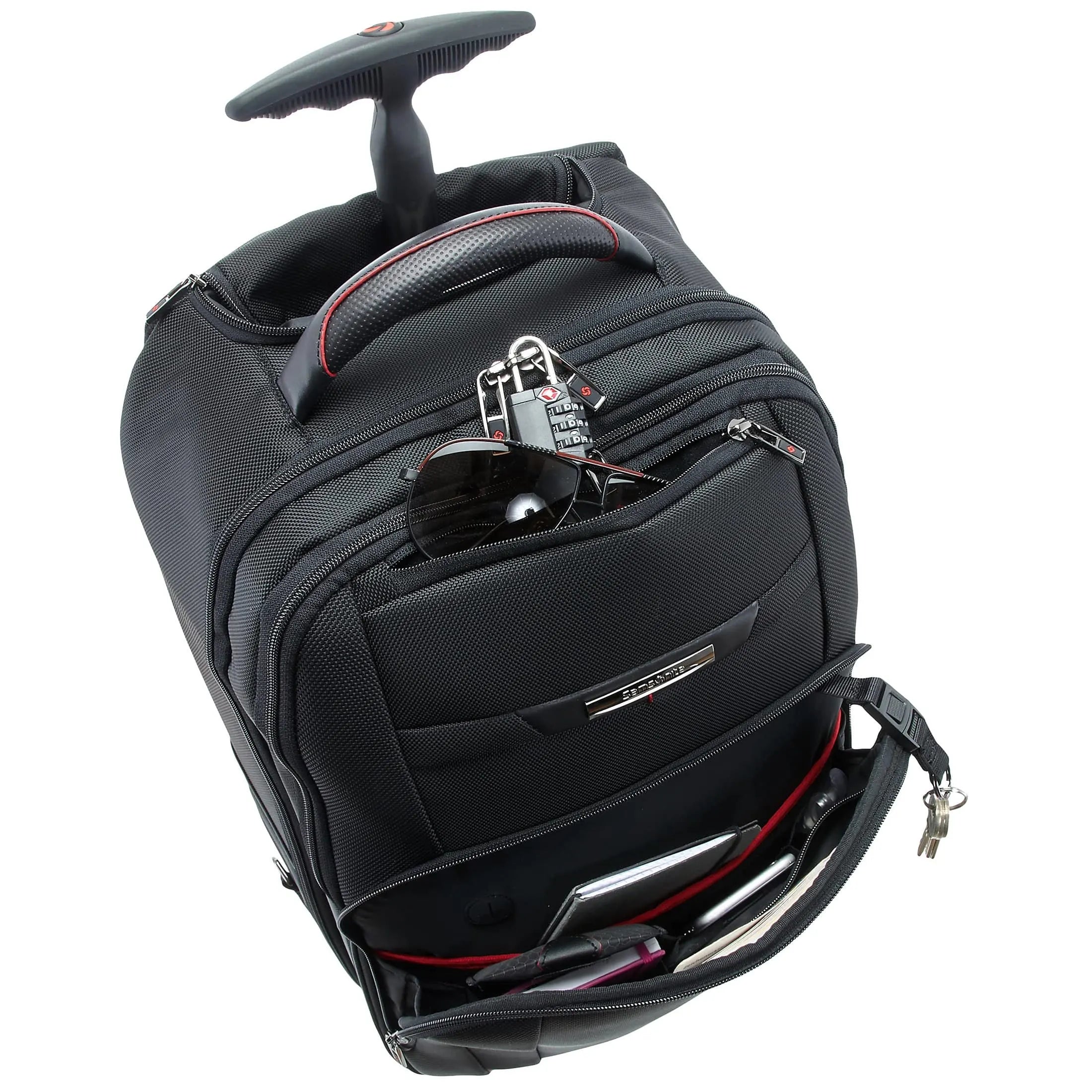Samsonite Pro-DLX 5 Laptop Rucksack auf Rollen 48 cm - black