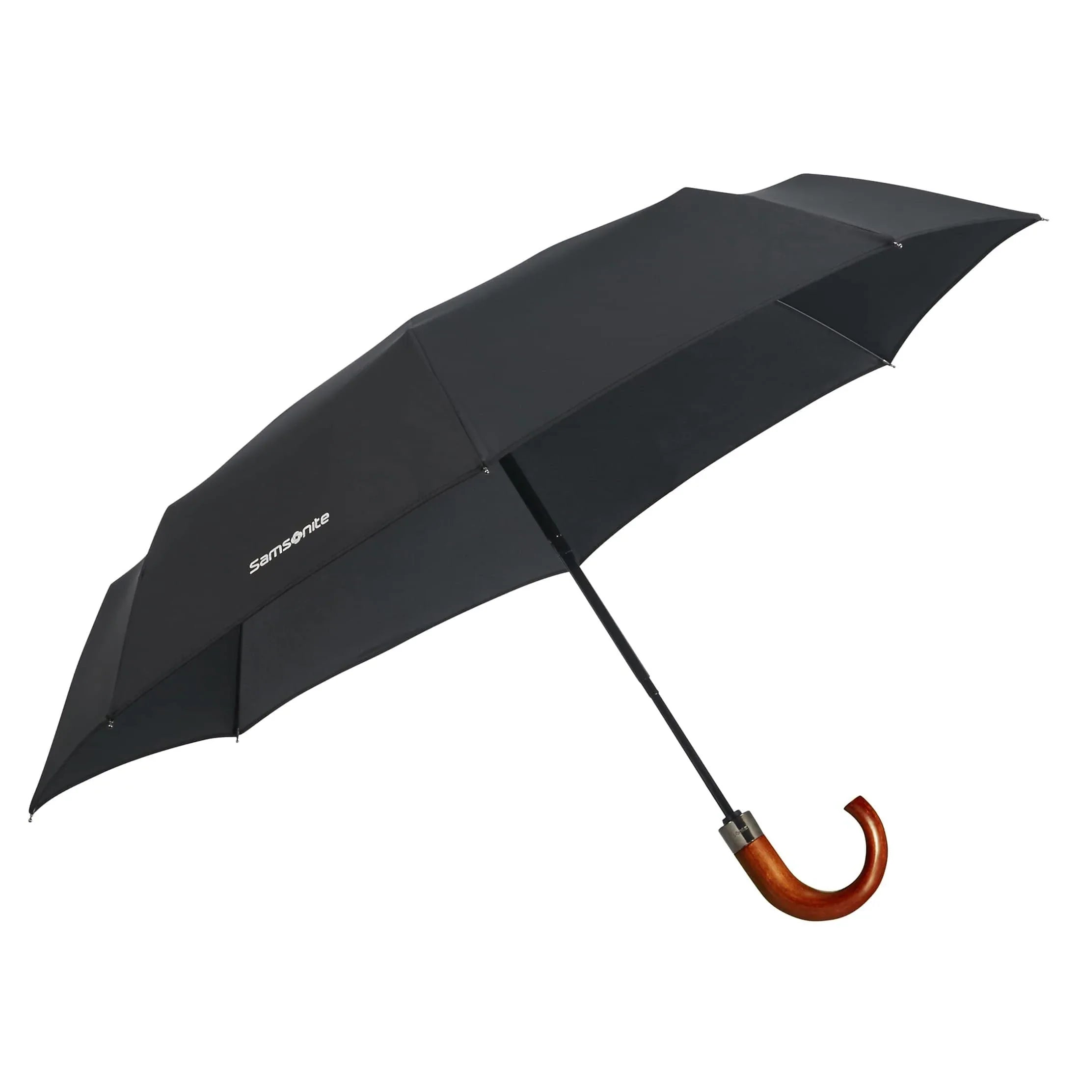 Samsonite Umbrella Wood Classic Regenschirm 33 cm - black