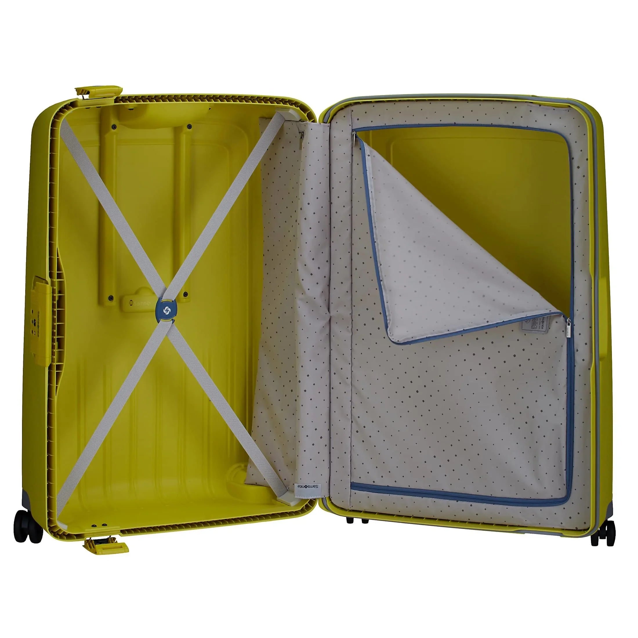 Samsonite S Cure Spinner 4-Rollen-Hartschalentrolley 81 cm - dark blue