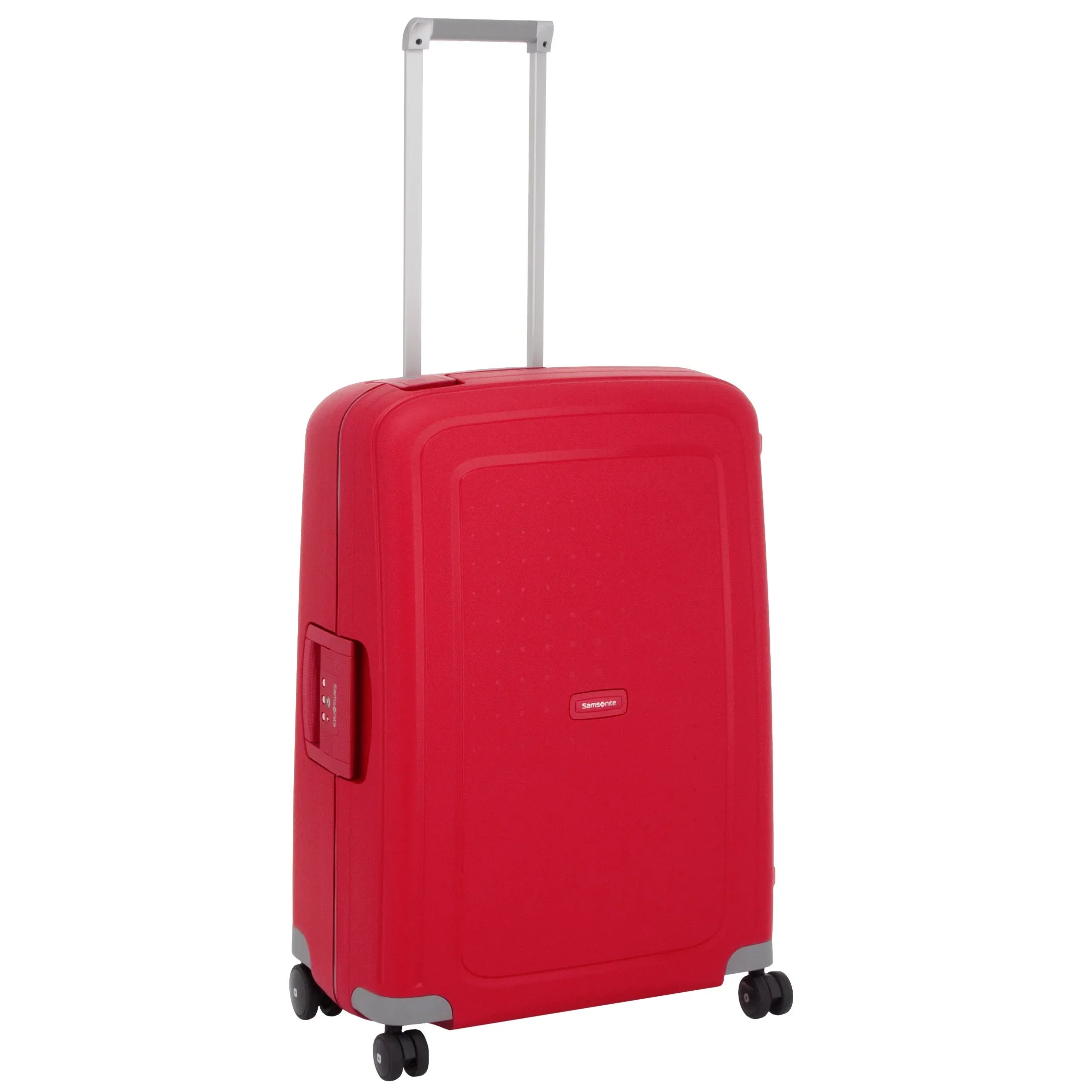 Samsonite S Cure Spinner 4-Rollen-Hartschalentrolley 69 cm - crimson red