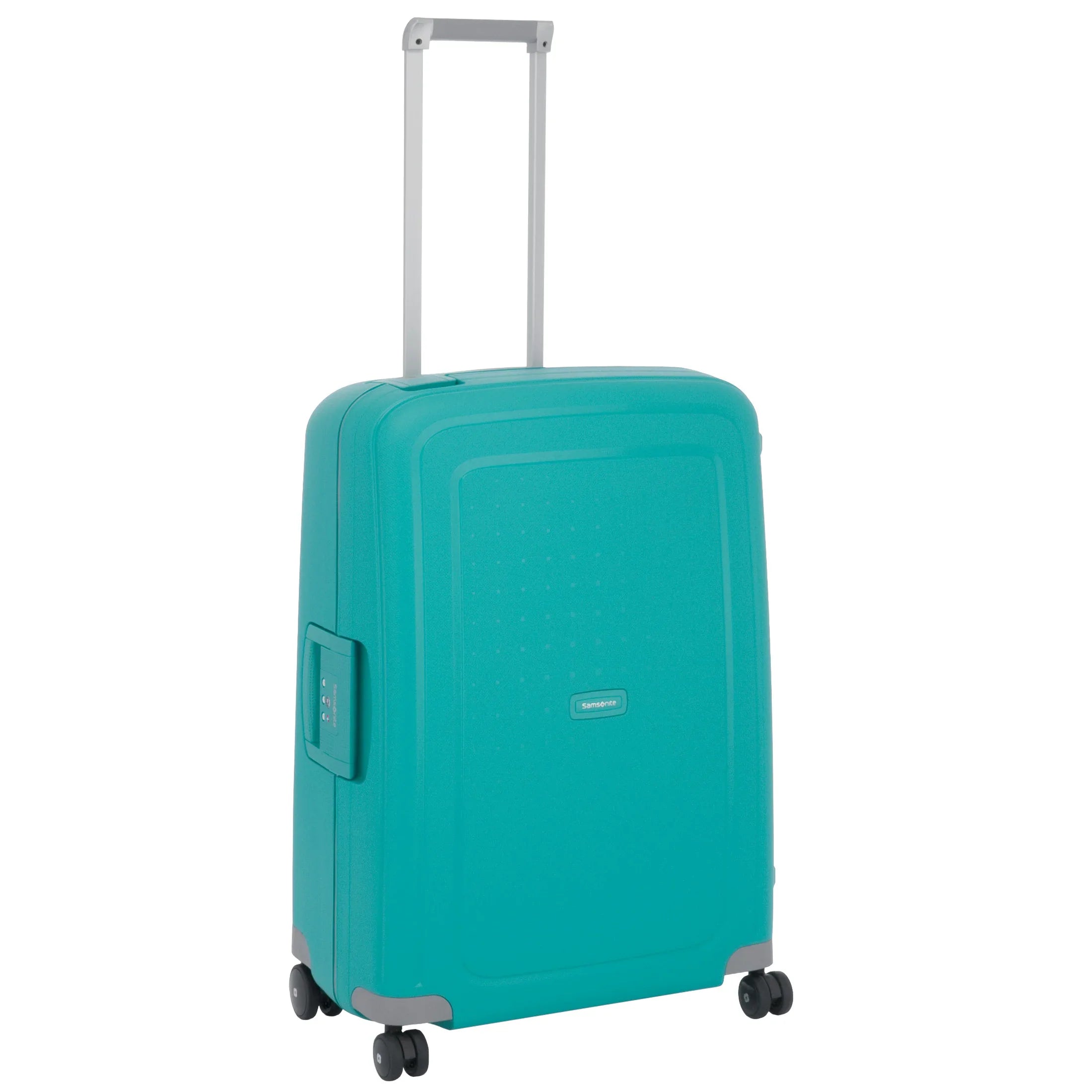 Samsonite S Cure Spinner 4-Rollen-Hartschalentrolley 69 cm - aqua blue