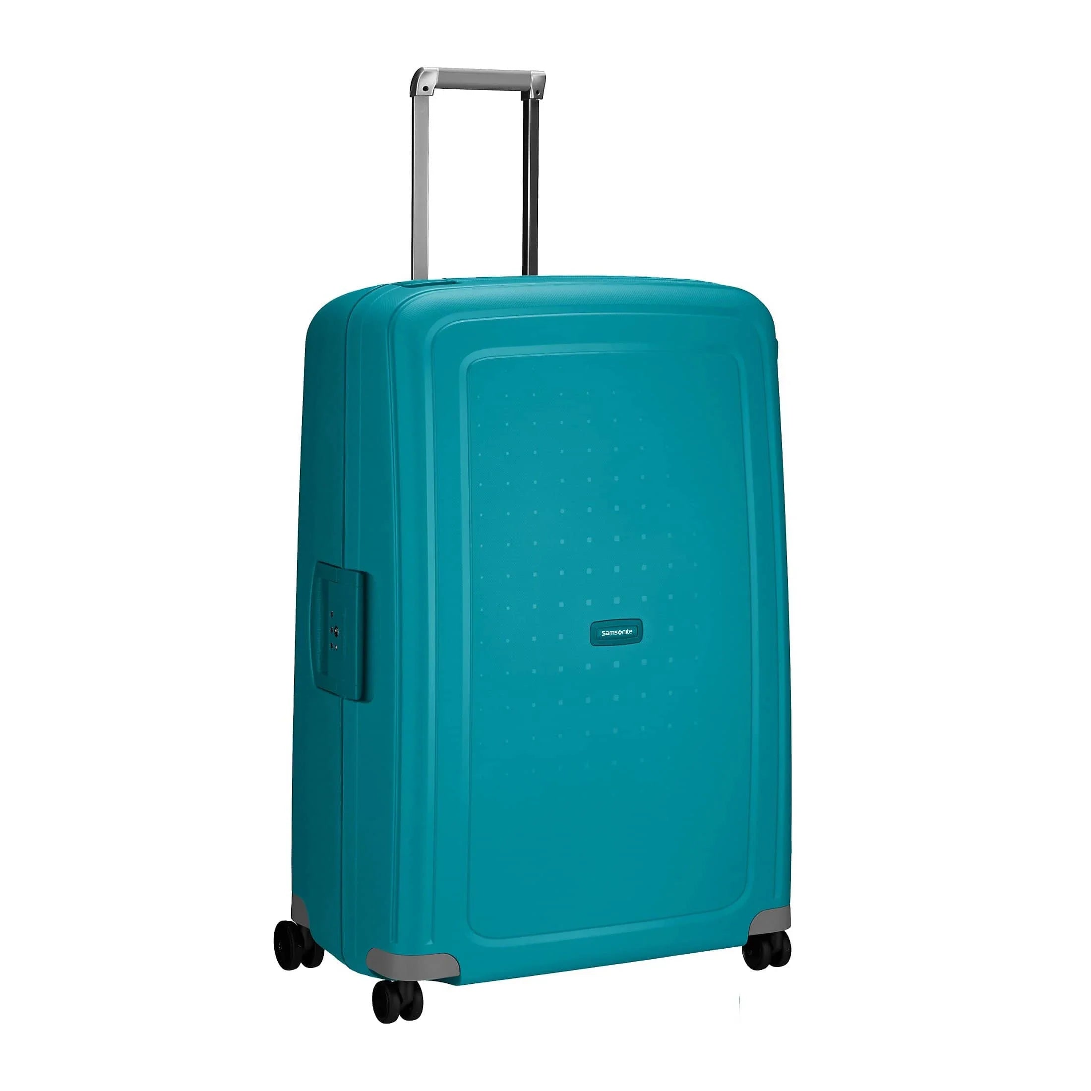 Samsonite S Cure Spinner 4-Rollen-Hartschalentrolley 81 cm - aqua blue