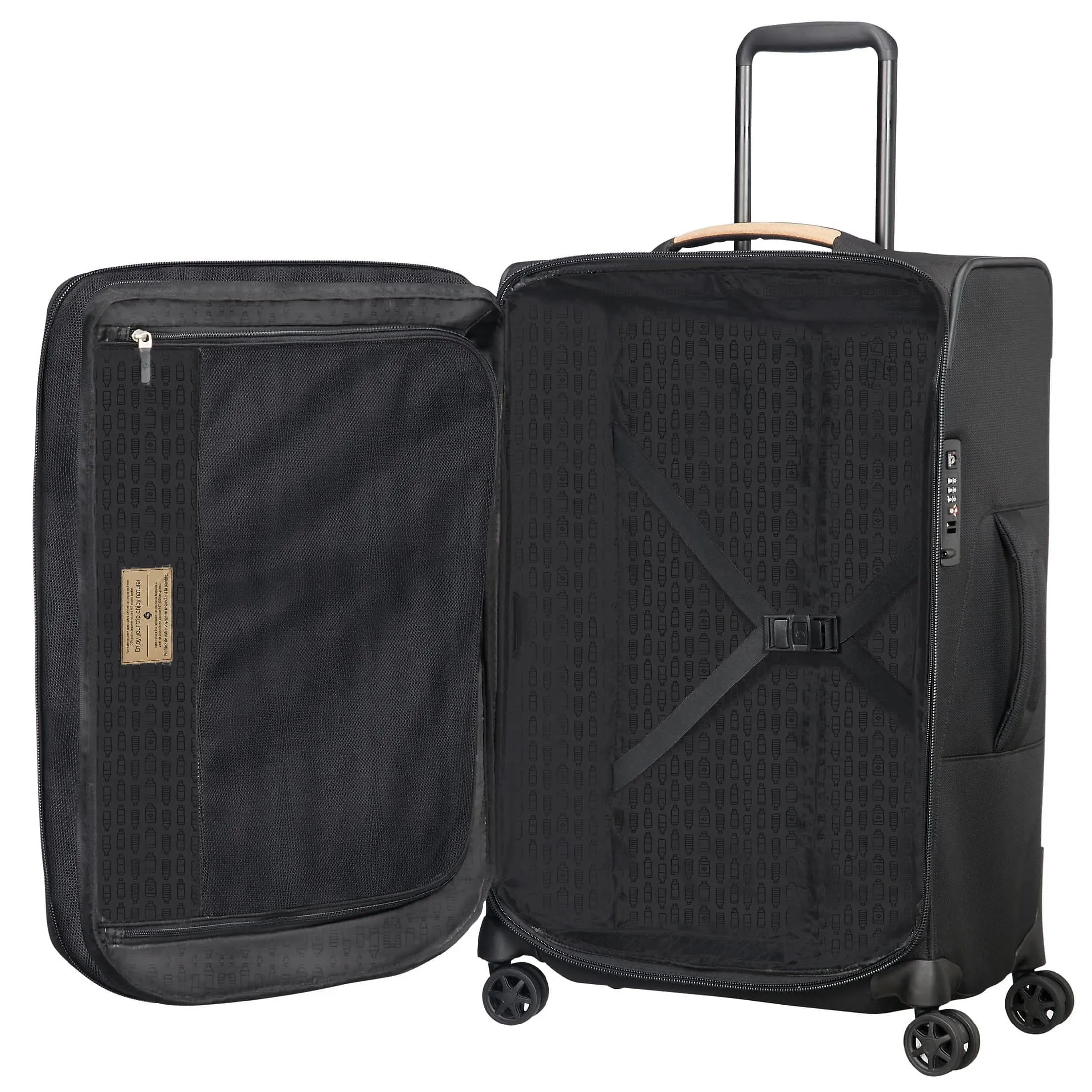 Samsonite Spark SNG ECO 4-Rollen Trolley 67 cm - eco black
