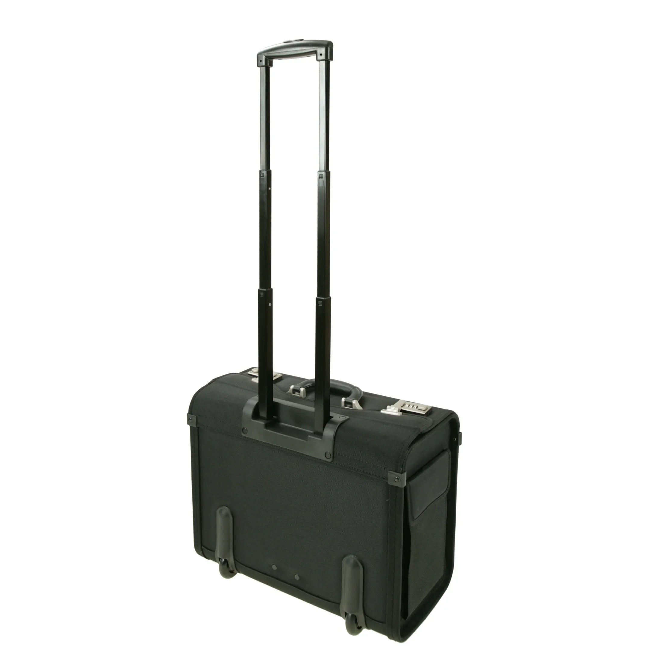 Dermata Business Pilotenkoffer auf Rollen 47 cm - schwarz