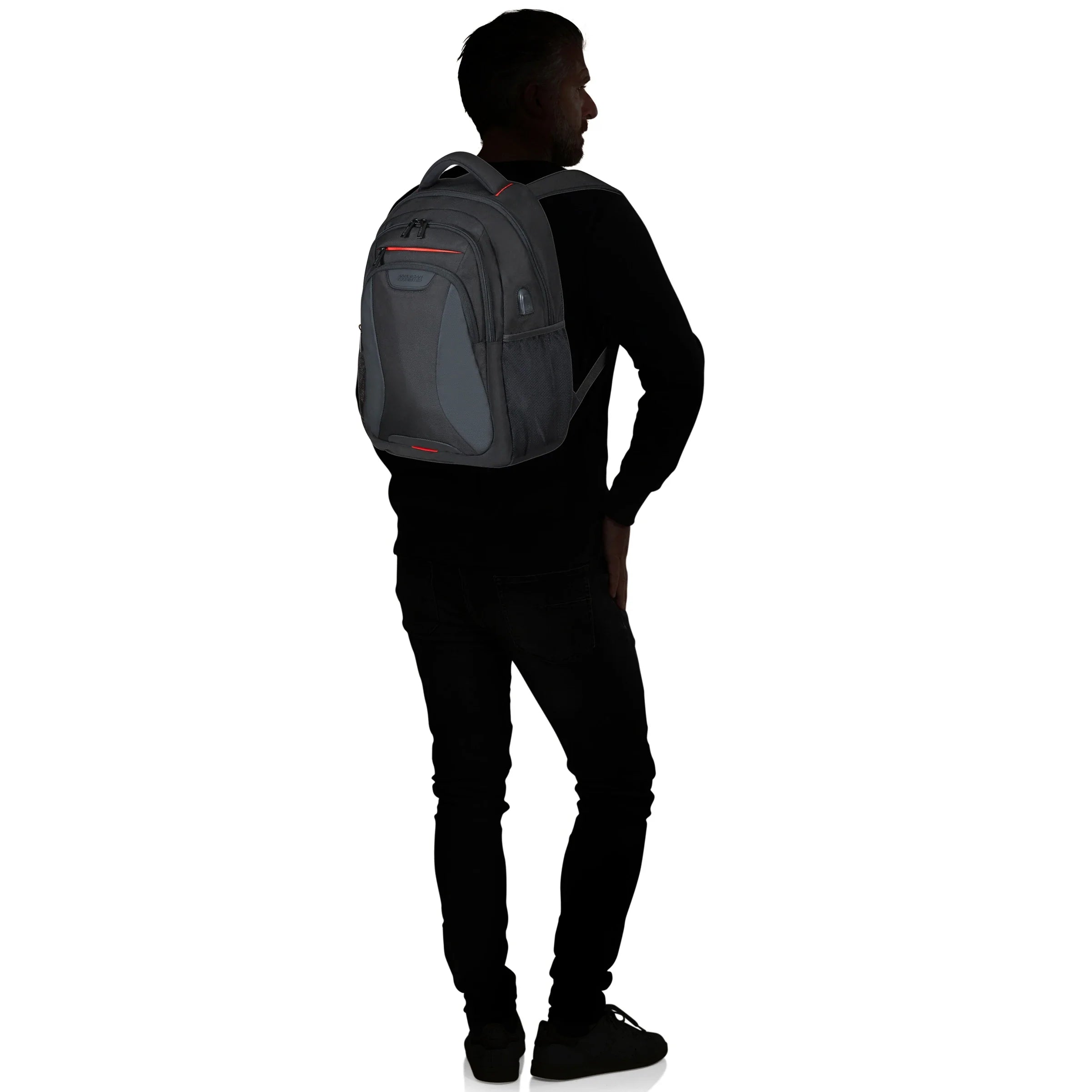 American Tourister At Work Laptop Backpack Eco USB 52 cm - Bass Black