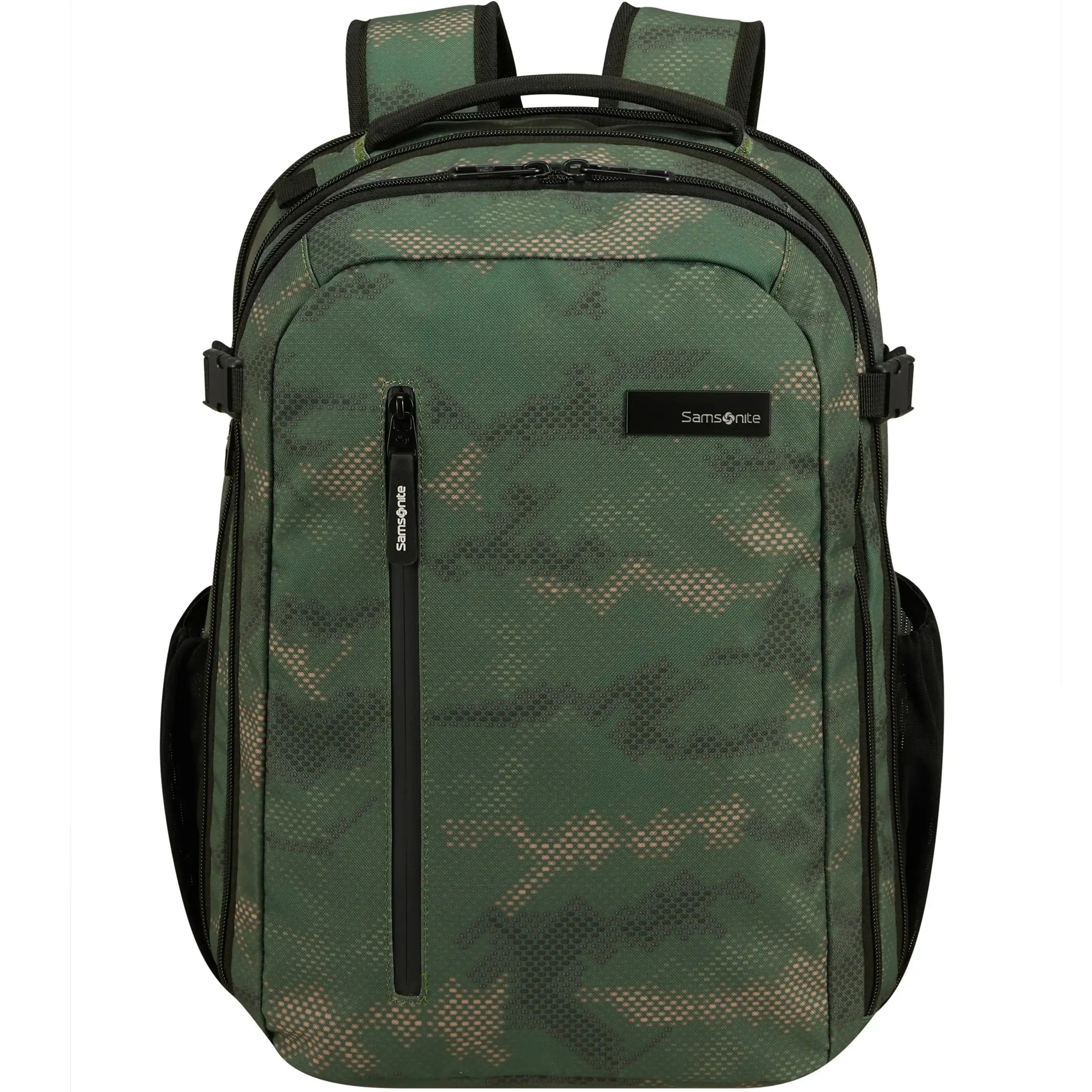 Samsonite Roader Laptop Rucksack M 44 cm Red Clay - Fronttaschen mit Reißverschluss für Zubehör