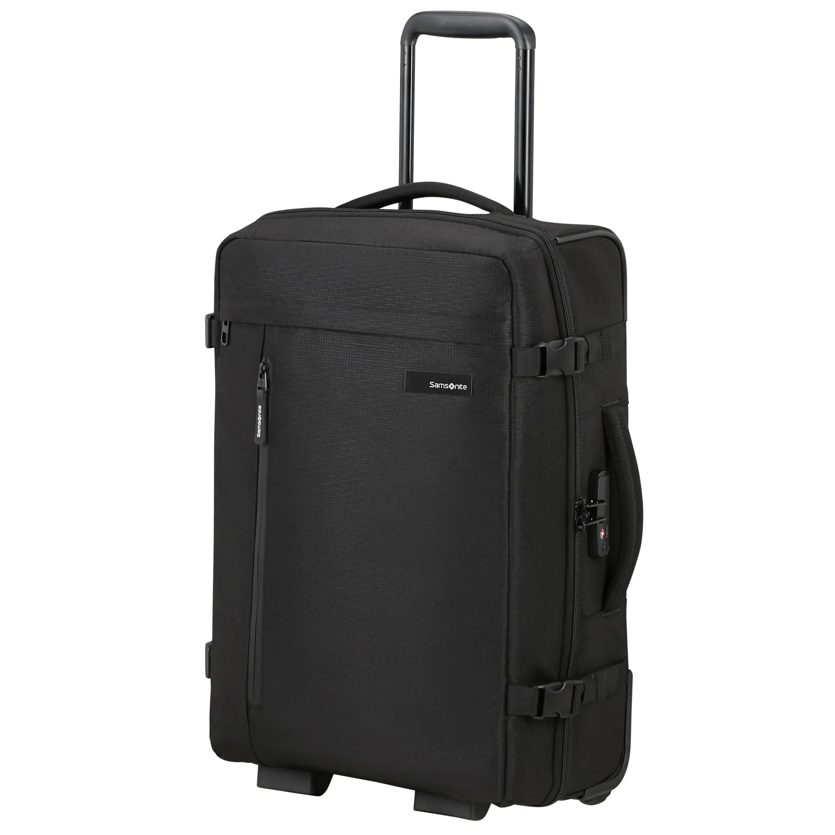 Samsonite Roader Rollreisetasche 55 cm deep black - Handgepäck-Reisetasche mit Rollen