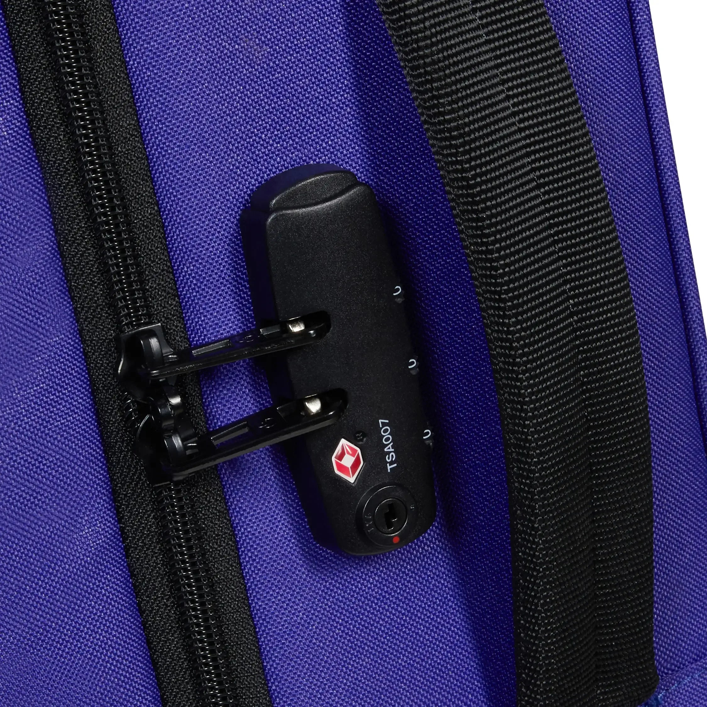 Samsonite Roader Rollreisetasche 55 cm dark blue - Reißverschluss und Verschluss-Details