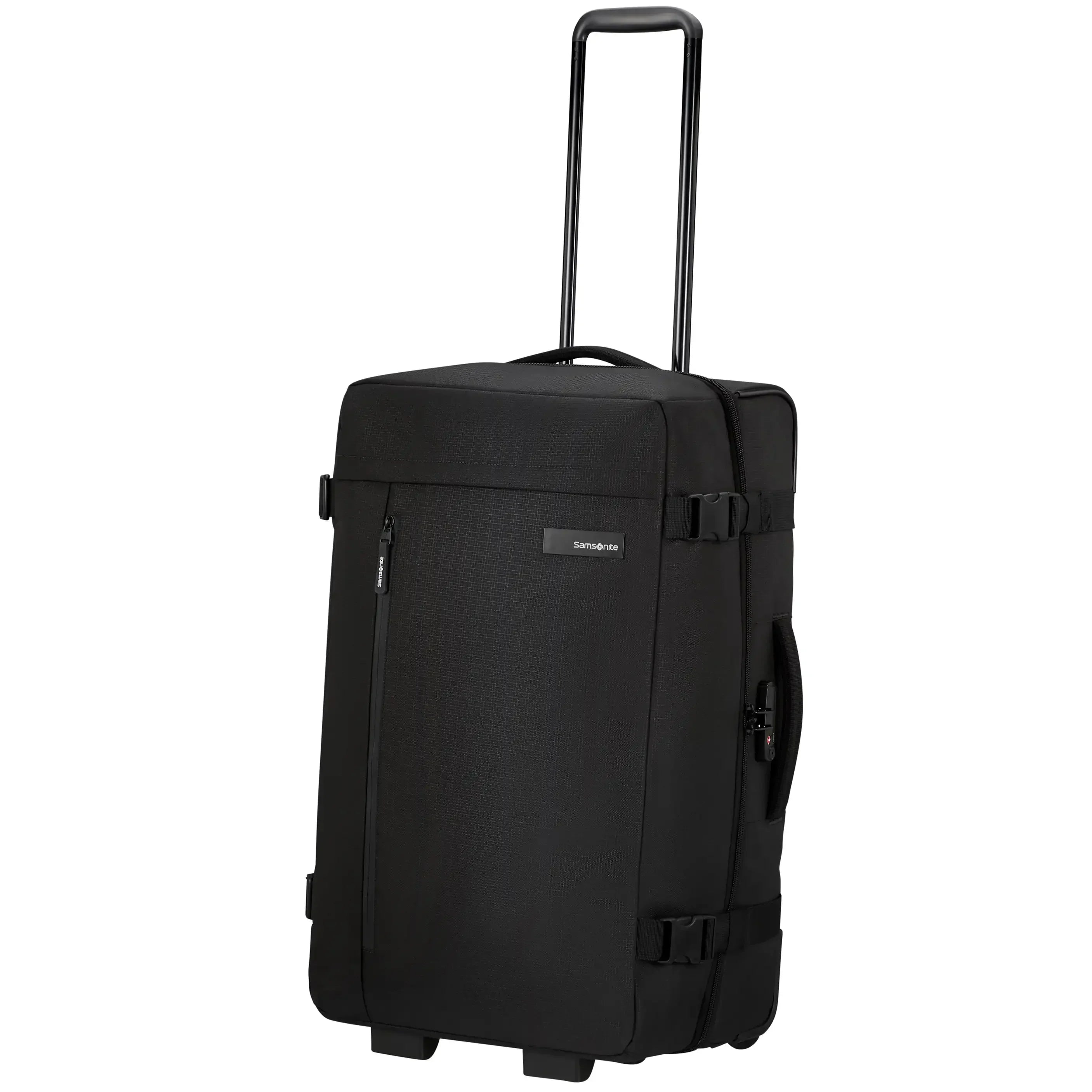 Samsonite Roader Rollreisetasche 68 cm deep black - mittelgroße Reisetasche mit Rollen für Urlaubsreisen mit dem Zug
