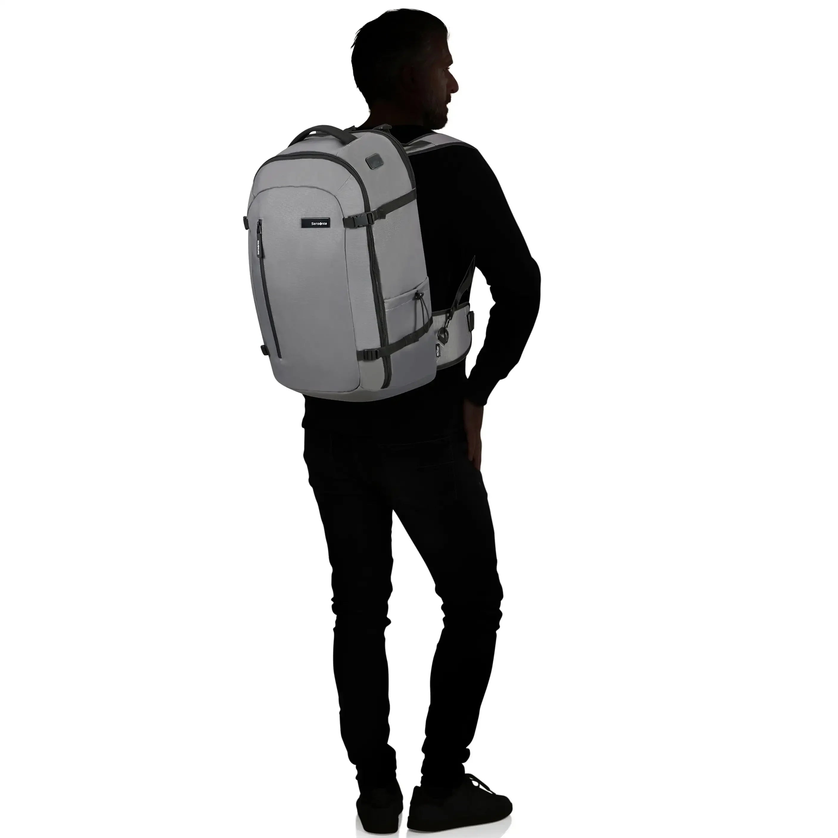 Samsonite Roader Travel Backpack S 57 cm dark blue - Seitentaschen für Flaschen und Kleinteile